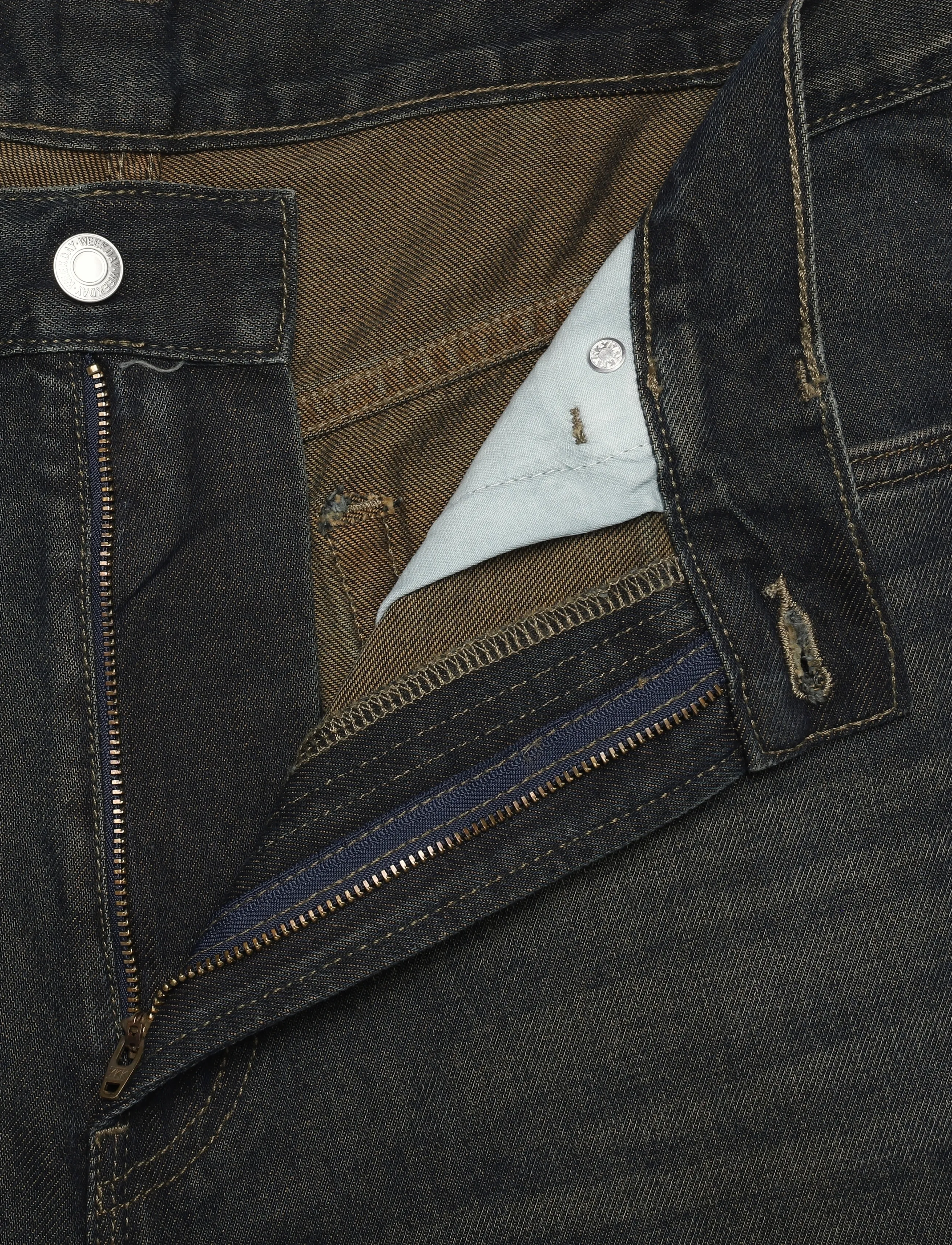 Weekday - Galaxy Mid Rise Loose Straight Jeans - weite jeans - lobster blue - 3