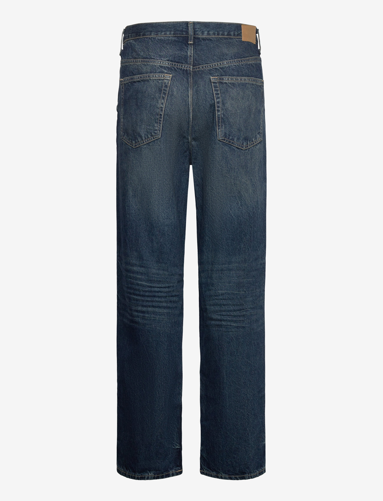 Weekday - Galaxy Loose Straight Leg Jeans - brede jeans - moss blue - 1