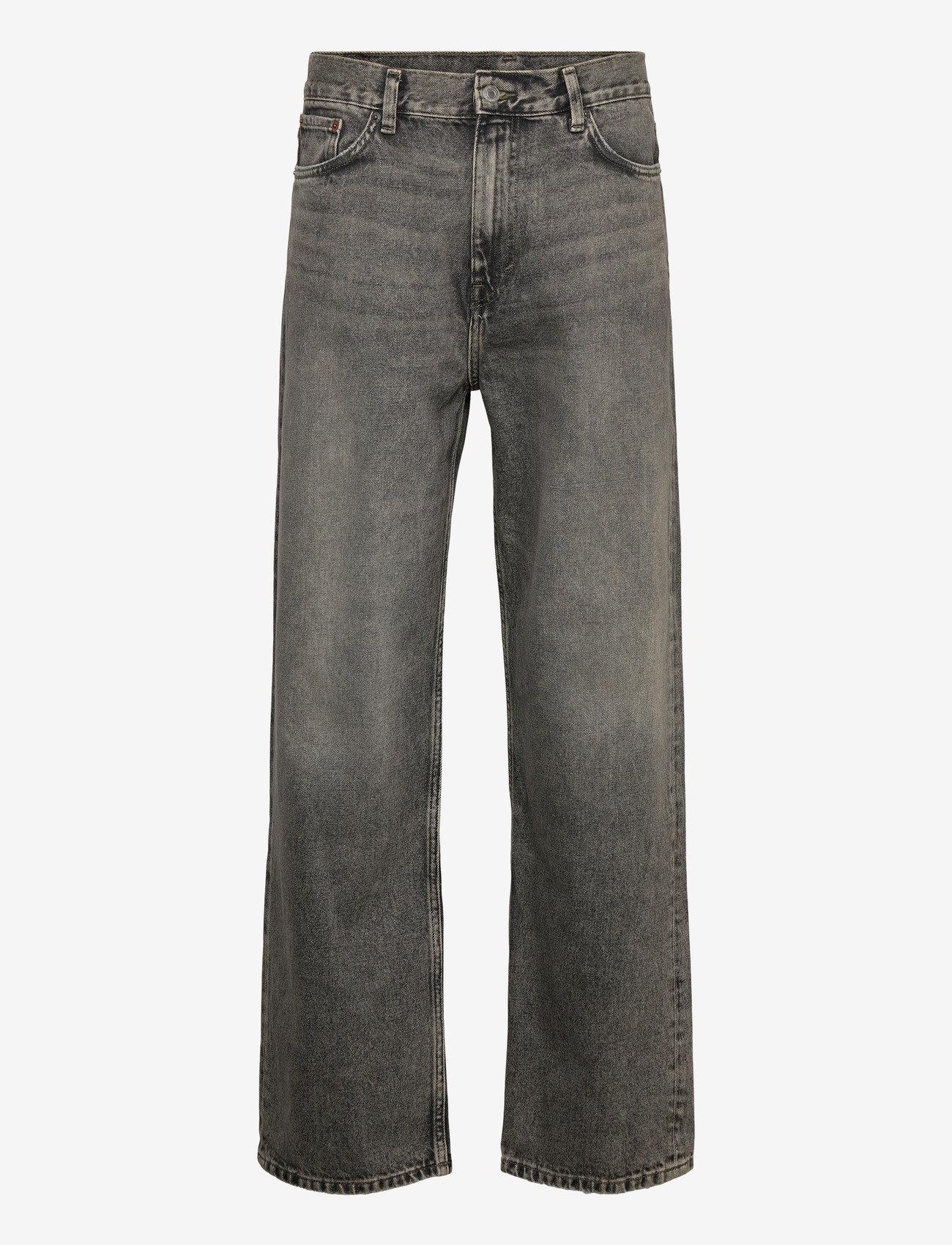Weekday - Galaxy Mid Rise Loose Straight Leg Unisex Jeans - loose jeans - redondo black - 1