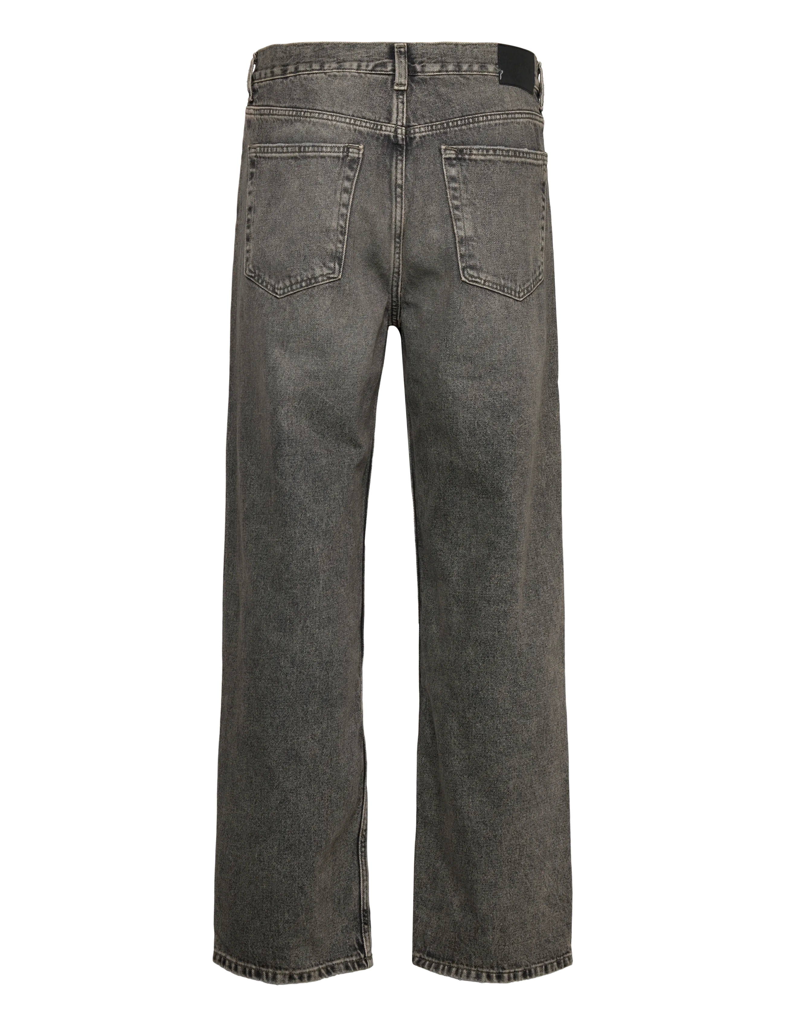 Weekday - Galaxy Mid Rise Loose Straight Leg Unisex Jeans - loose jeans - redondo black - 2