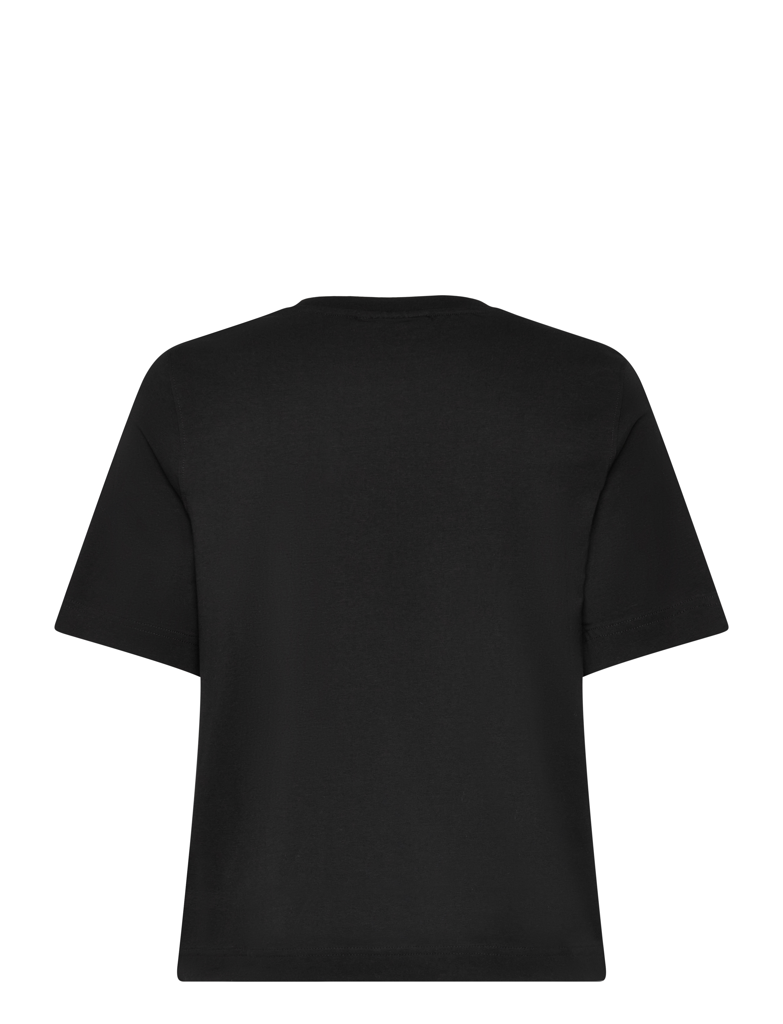 Weekday - Perfect Boxy T-shirt - t-shirts - black - 1