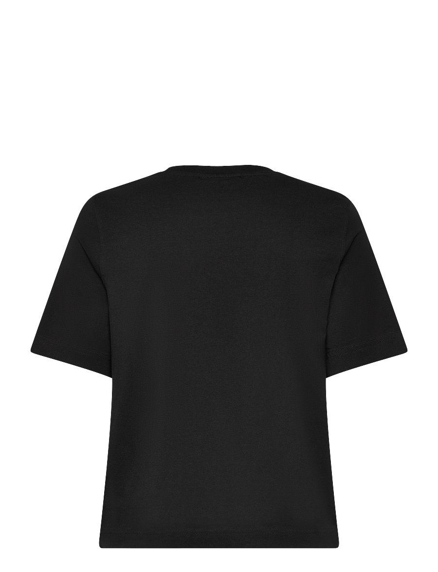 Weekday - Perfect Boxy T-shirt - t-shirts - black - 1
