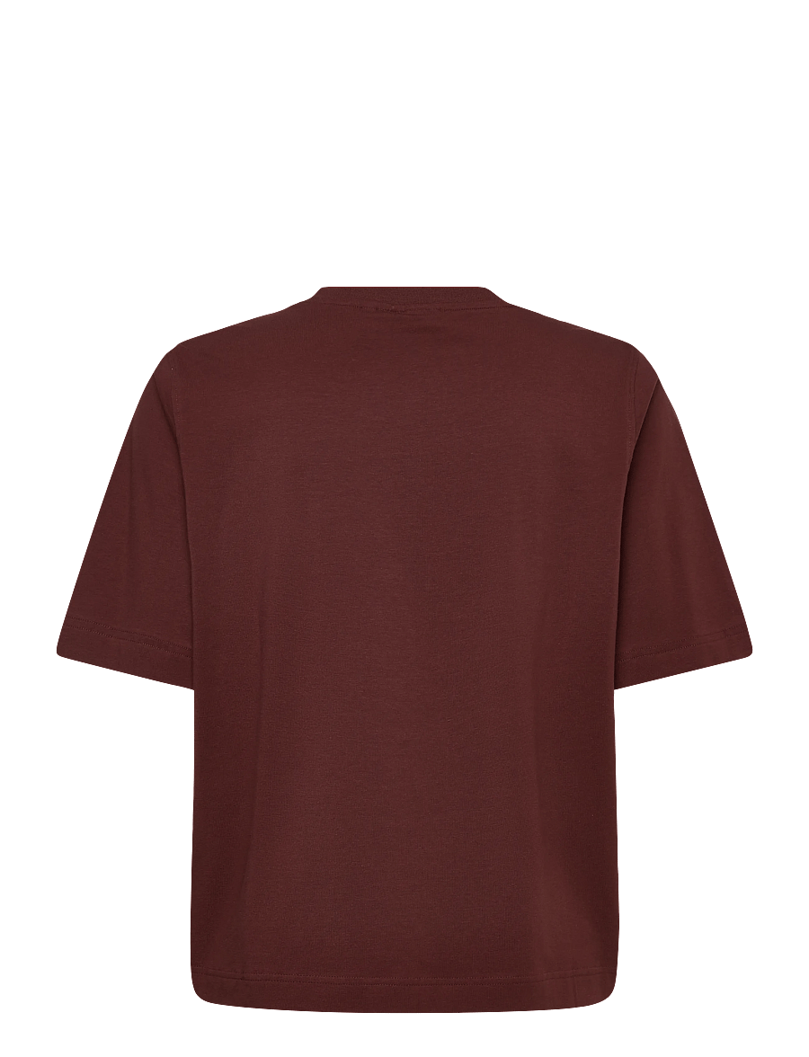 Weekday - Perfect Boxy T-shirt - t-shirts - rust - 1