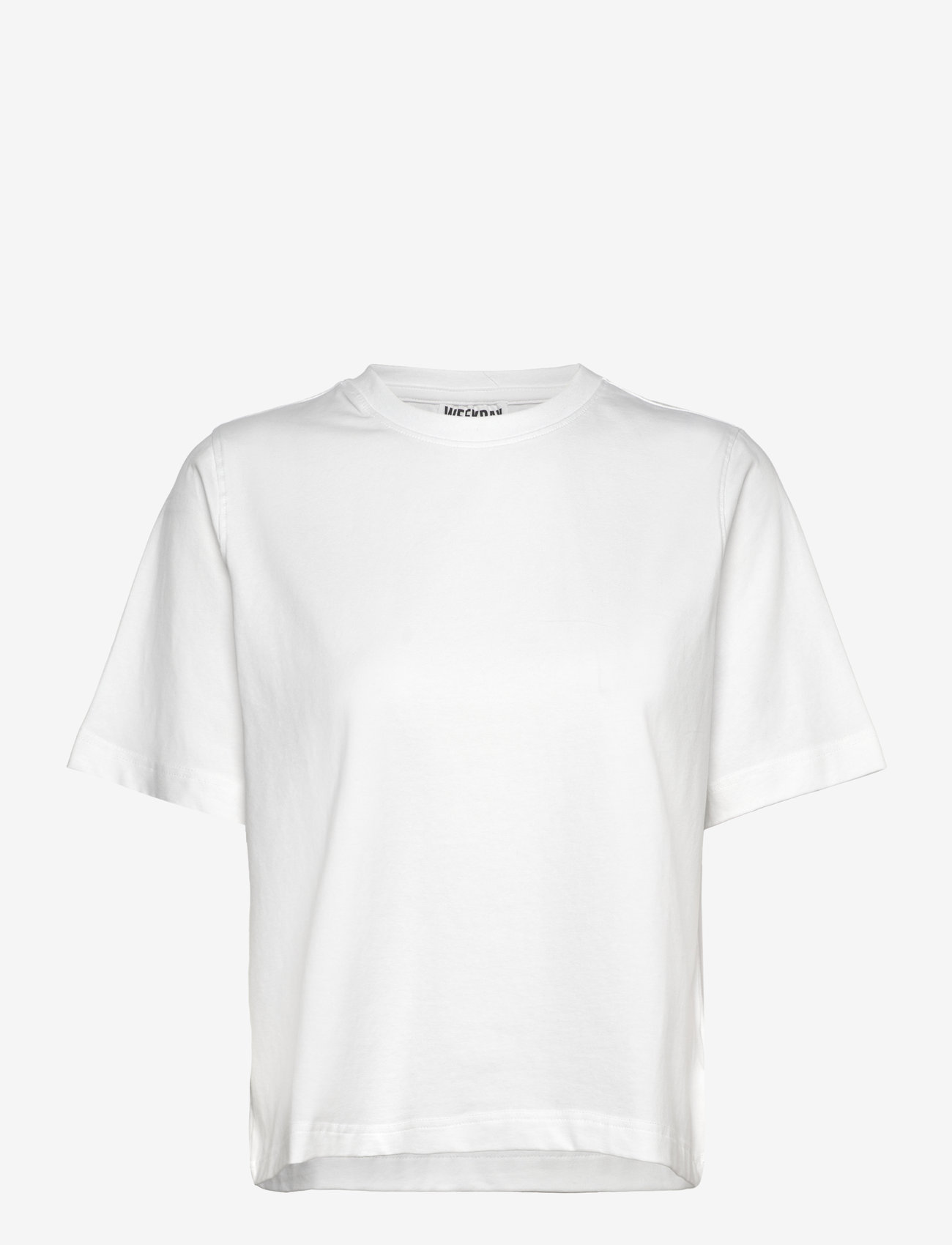 Weekday Perfect Boxy T-shirt - Kleidung - WHITE / white