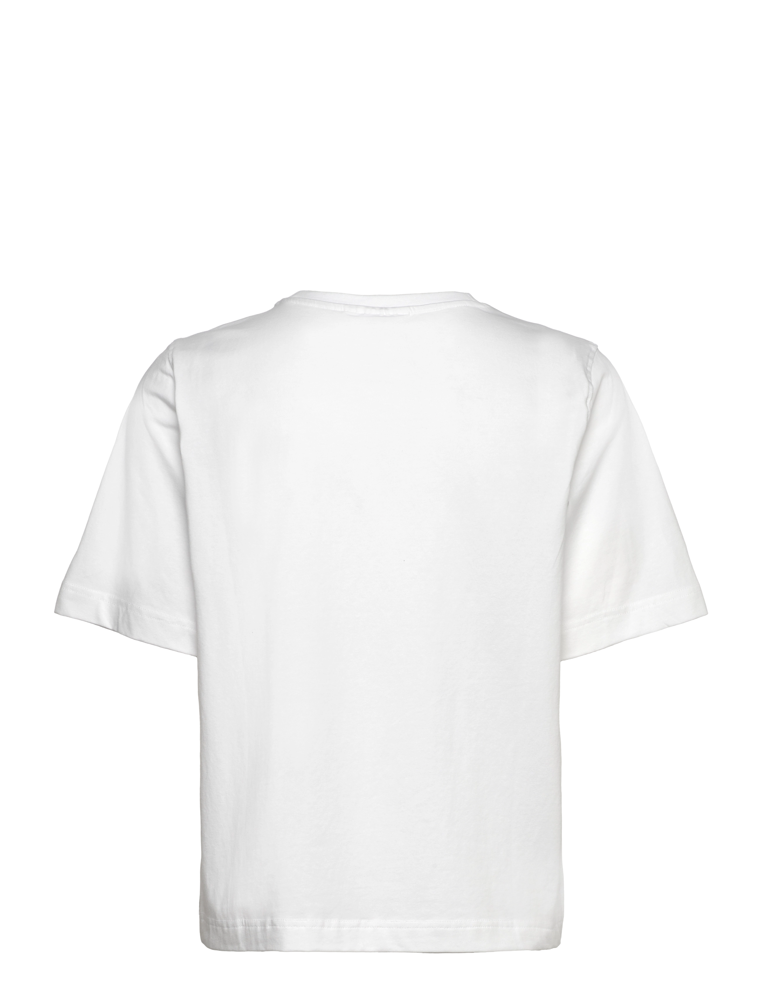 Weekday - Perfect Boxy T-shirt - t-shirts - white - 1