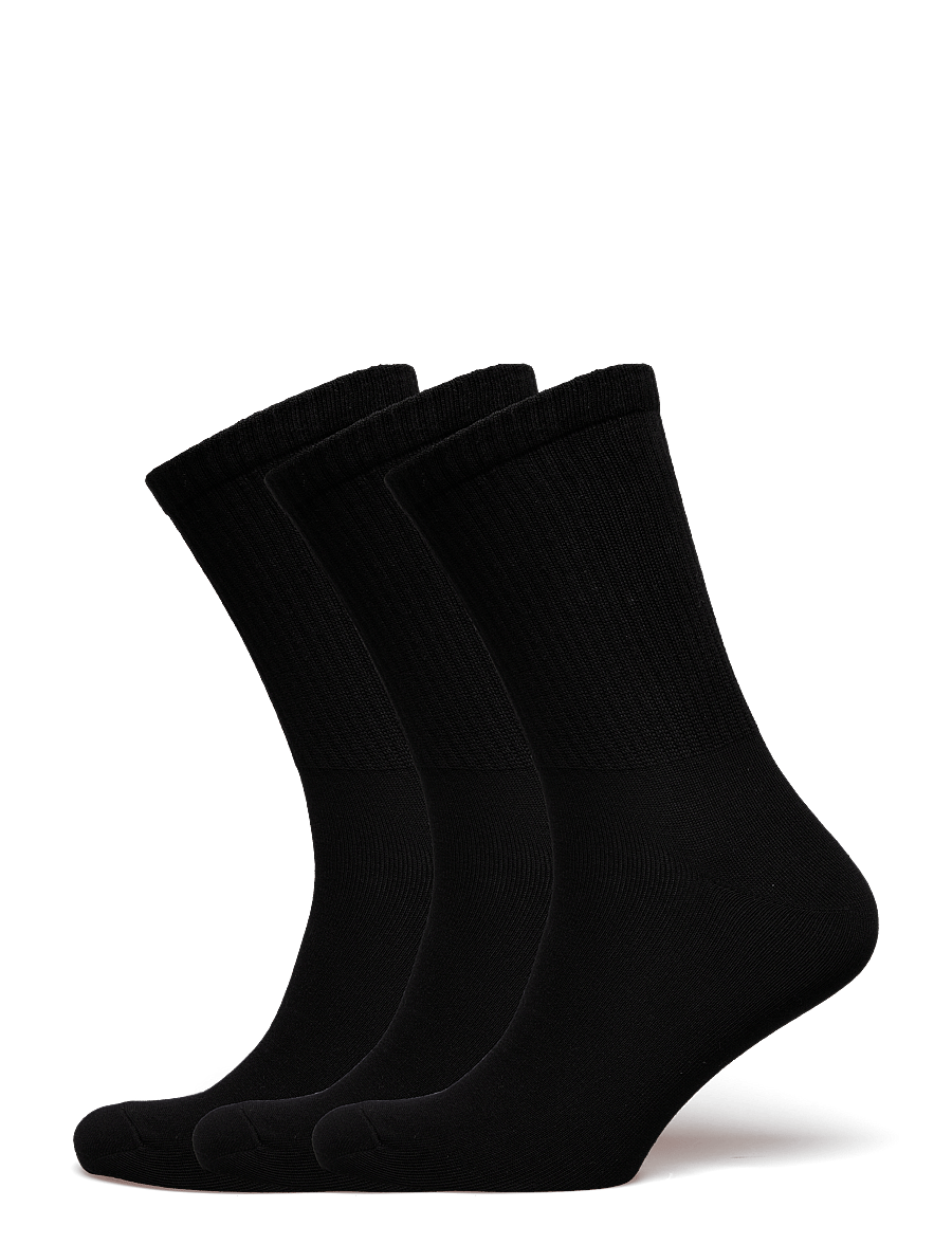 Weekday - 3-pack Sport Socks - crew socks - black - 0