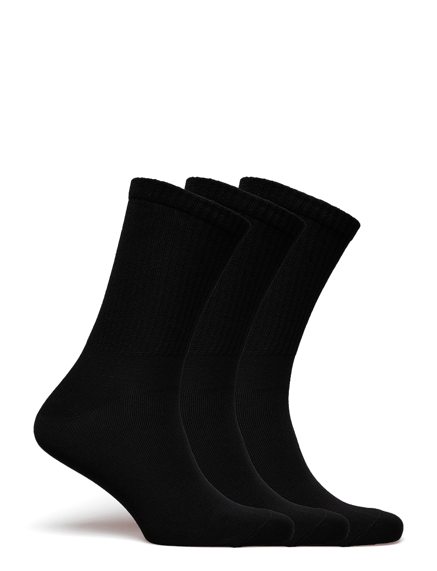 Weekday - 3-pack Sport Socks - crew socks - black - 1