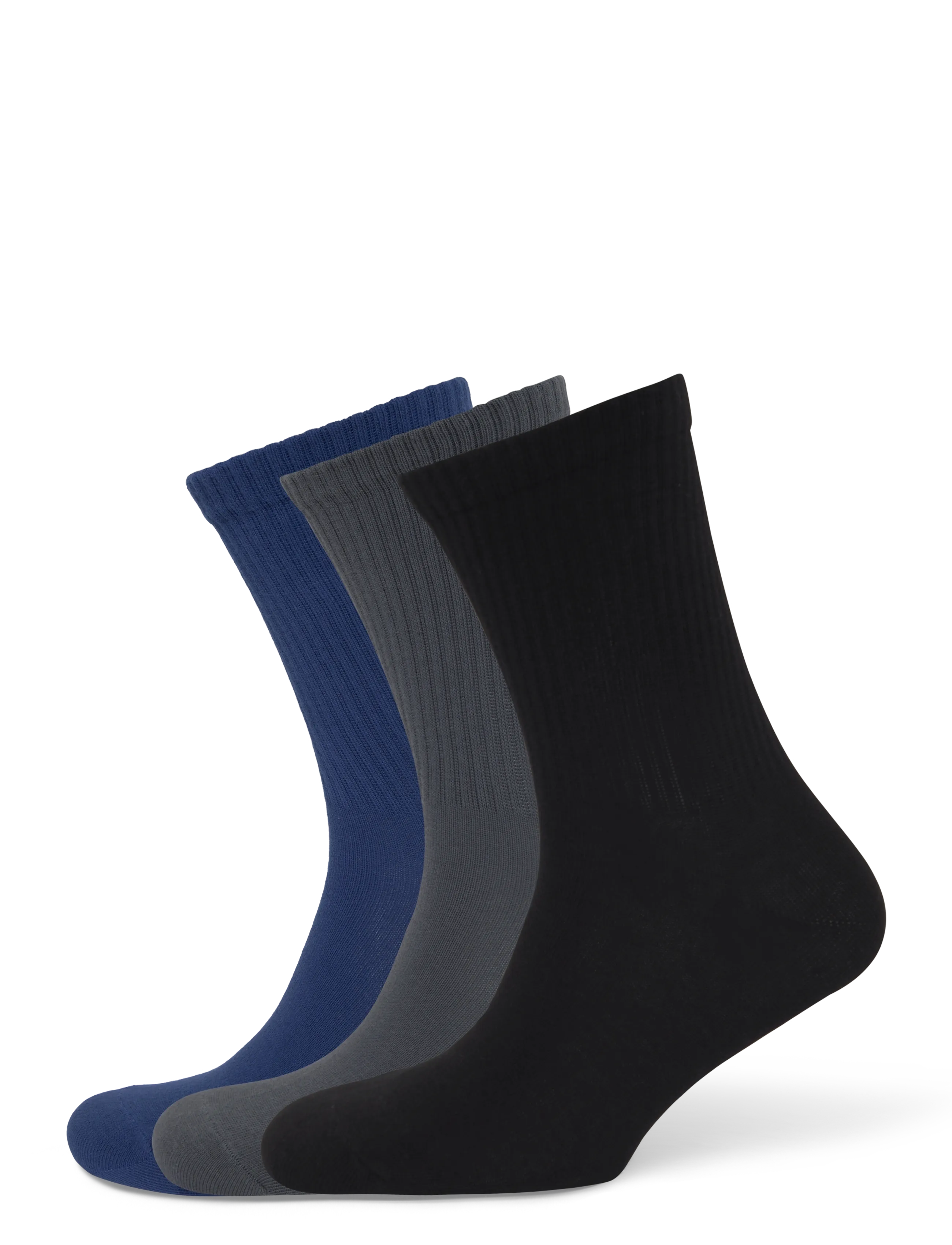 Weekday 3-pack Sport Socks - Looks for less - NAVY + BLUE + BLACK / navy