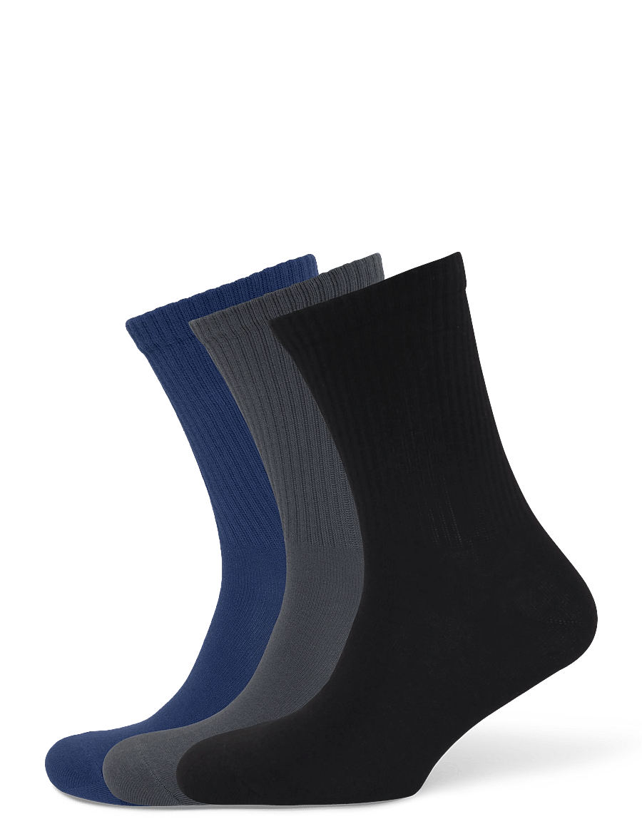 Weekday - 3-pack Sport Socks - klassikalised sokid - navy + blue + black - 0