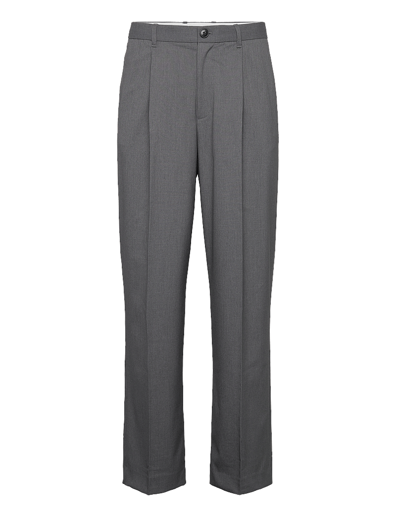 Weekday - Uno Loose Suit Trousers - casual - dark grey - 0