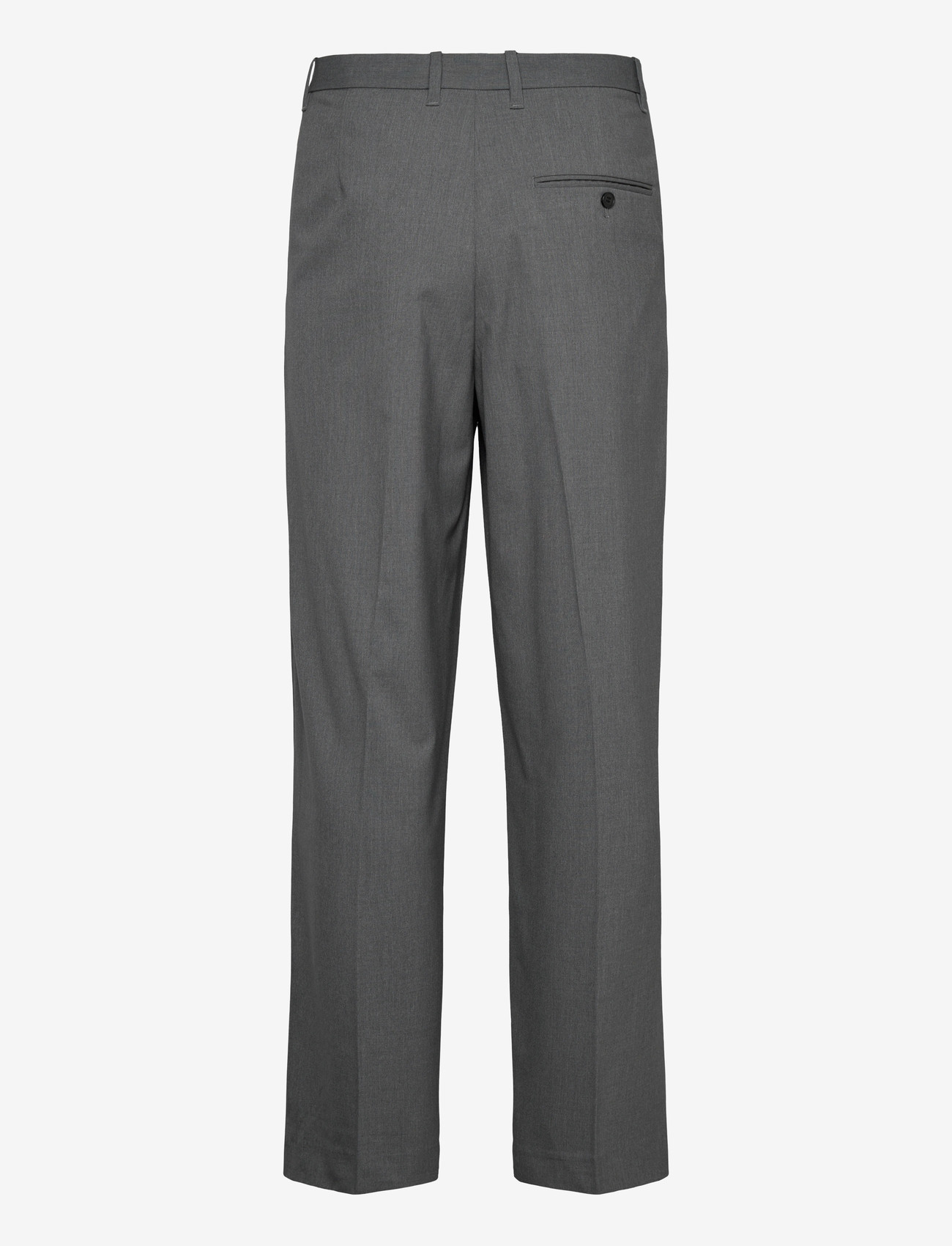 Weekday - Uno Loose Suit Trousers - anzugshosen - grey melange - 1