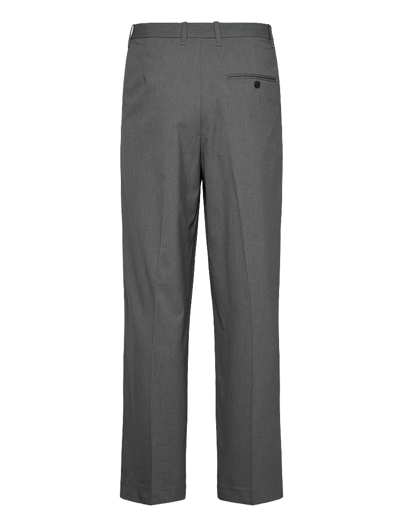 Weekday - Uno Loose Suit Trousers - anzugshosen - grey melange - 1