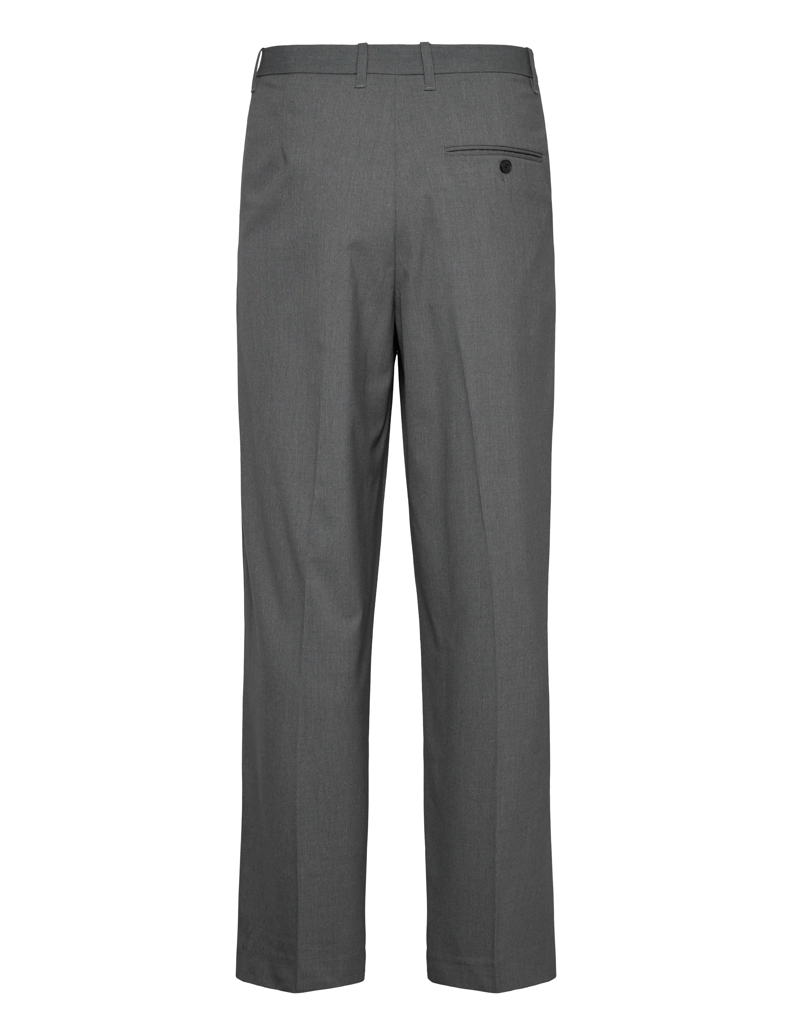 Weekday - Uno Loose Suit Trousers - anzugshosen - grey melange - 2