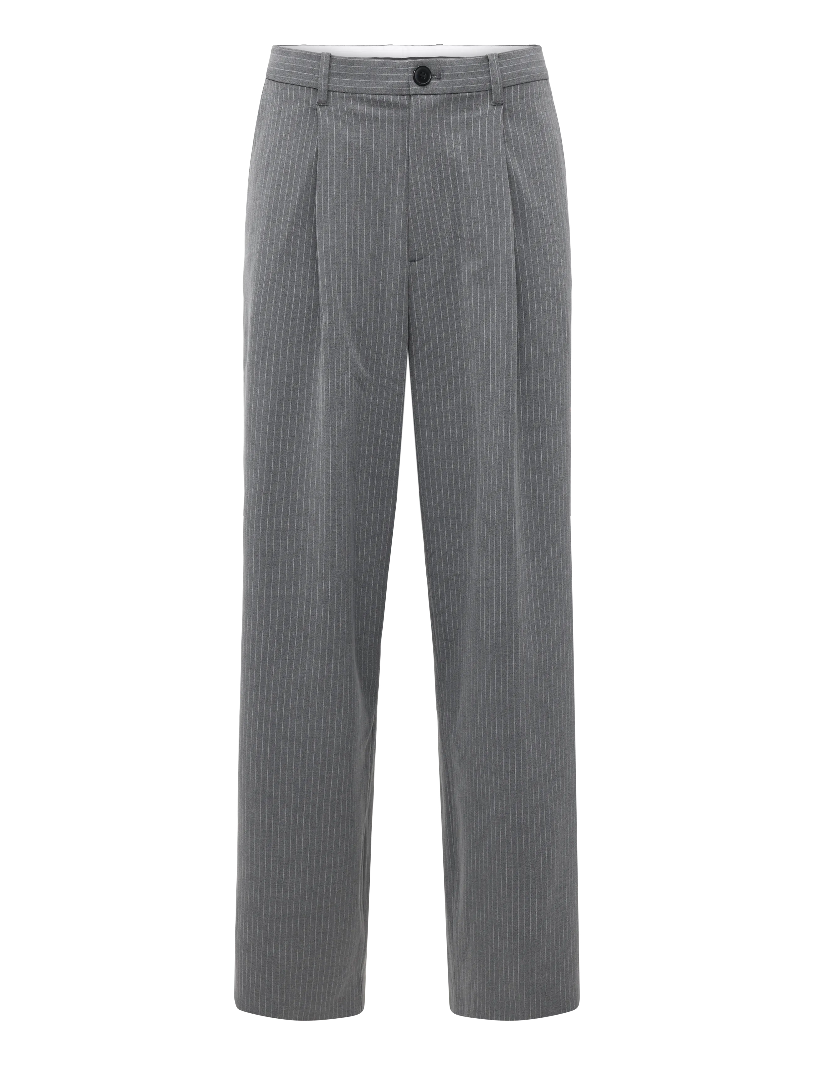 GREY PINSTRIPE