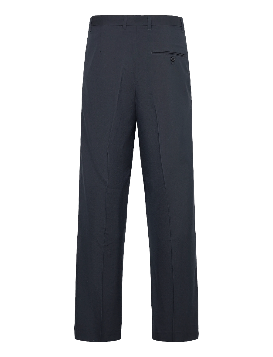 Weekday - Uno Loose Suit Trousers - habitbukser - navy - 1