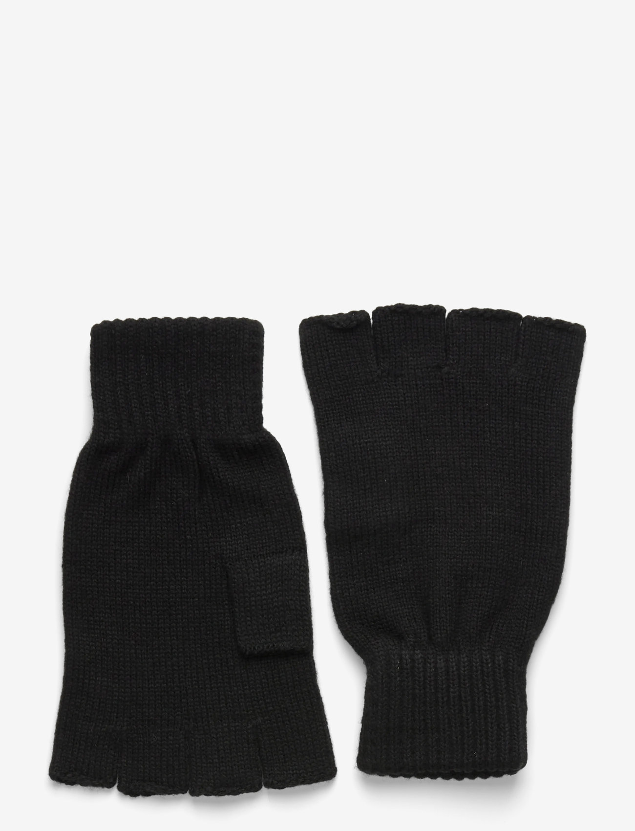 Weekday - Wood Gloves - fingerhandschuhe - black - 0