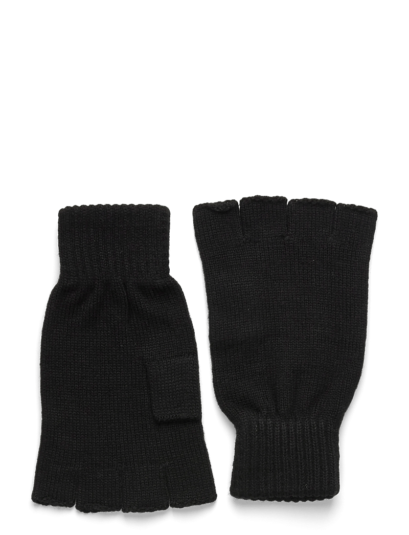 Weekday - Wood Gloves - fingerhandschuhe - black - 0