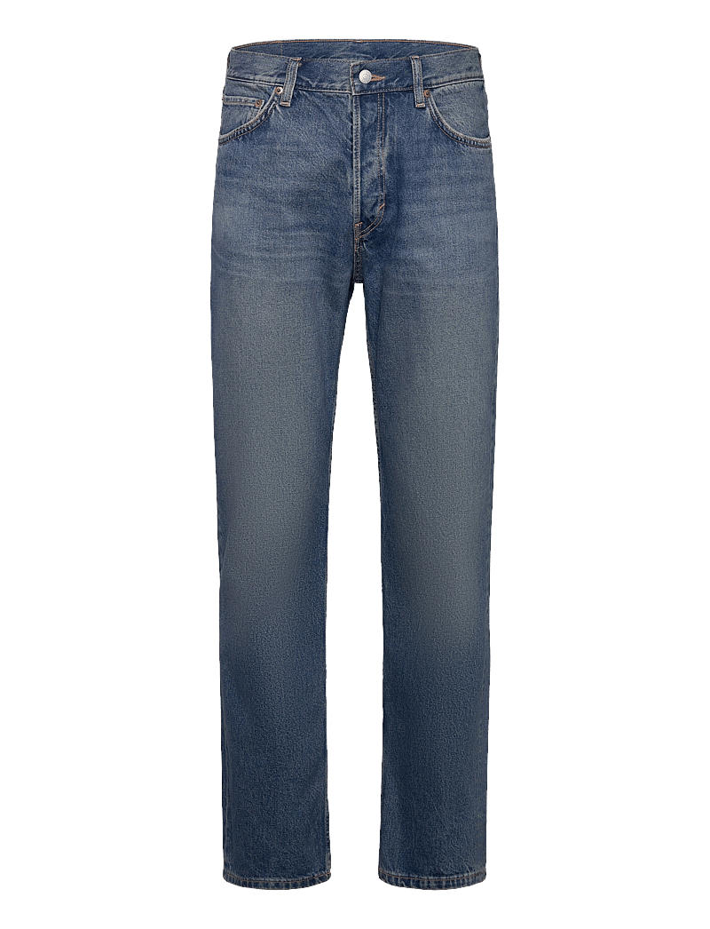 Weekday - Klean Regular Straight Leg Jeans - regular jeans - iron blue - 0