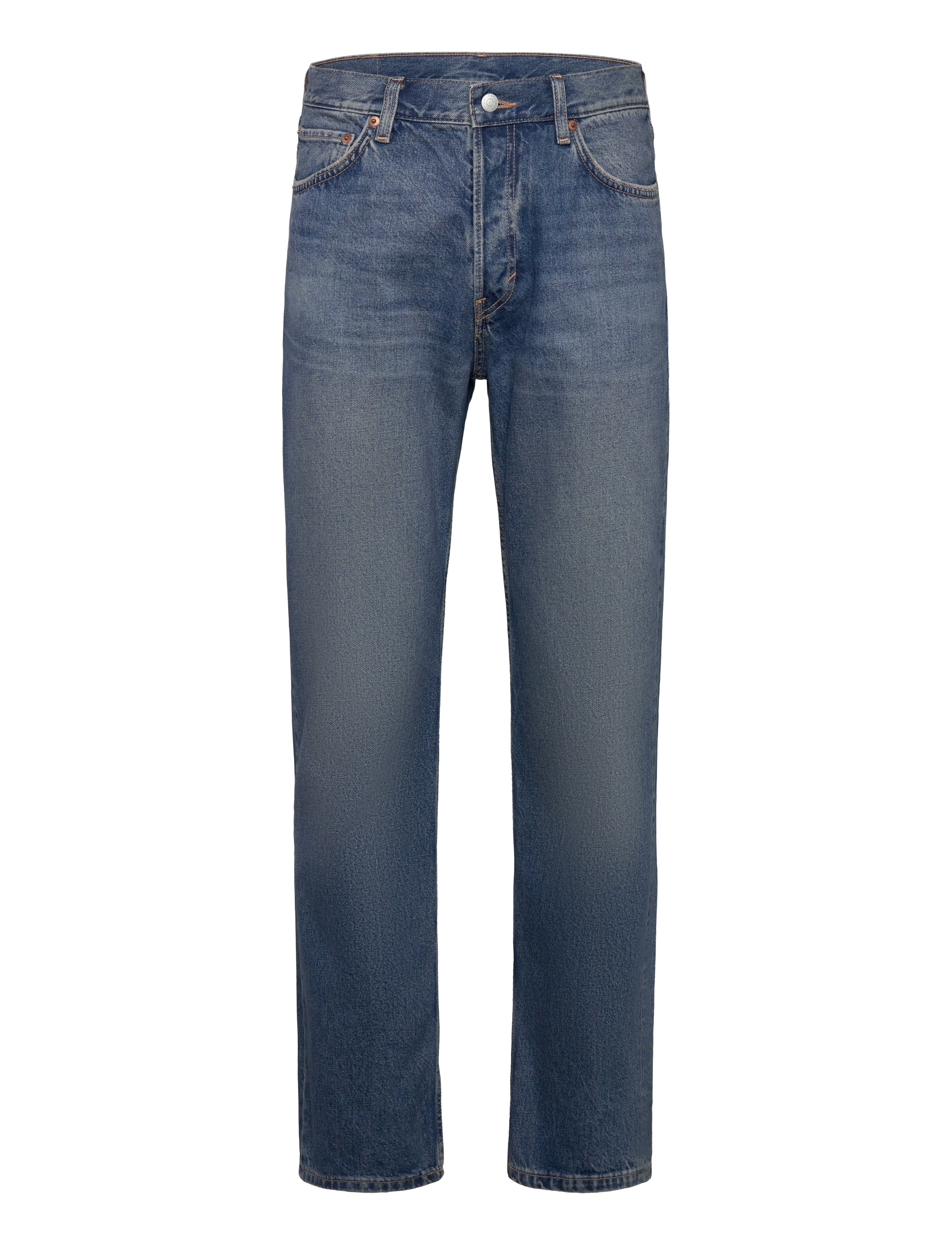 Weekday Klean Regular Straight Leg Jeans - Jeans - IRON BLUE / blue