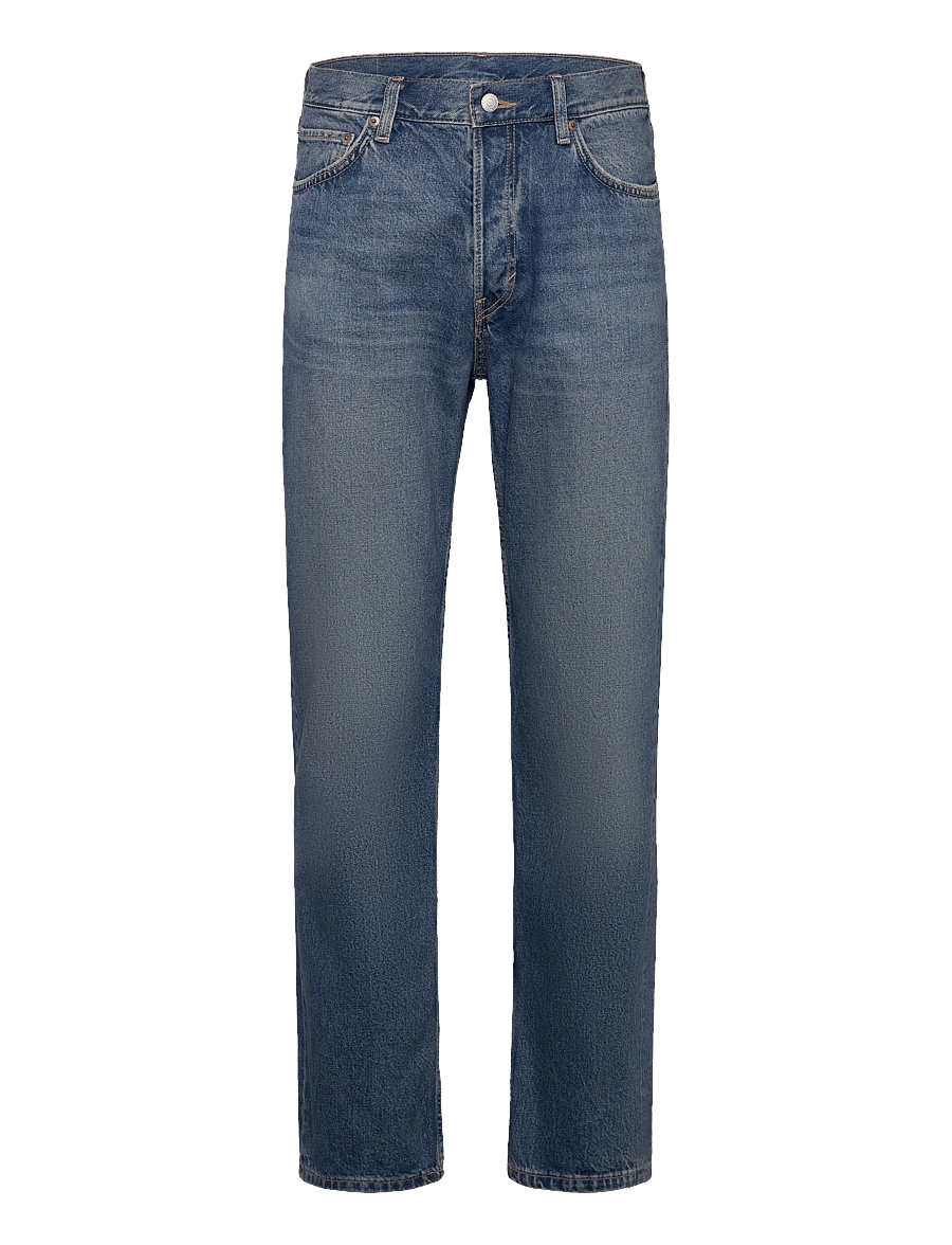 Weekday - Klean Regular Straight Leg Jeans - normale jeans - iron blue - 0
