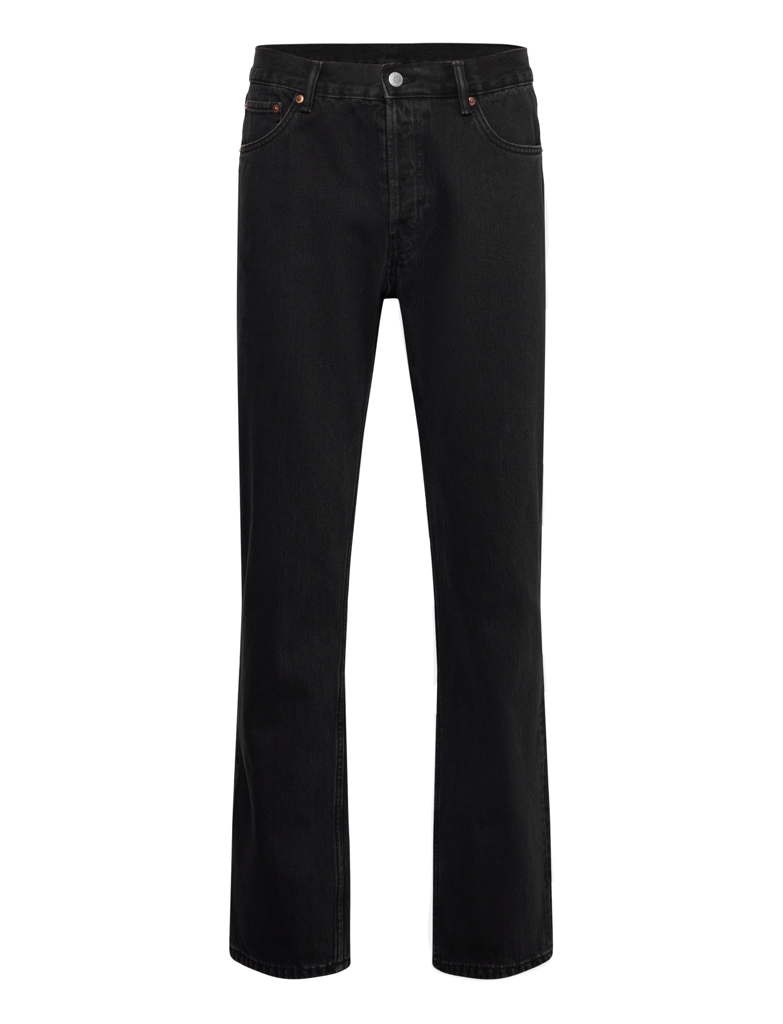 Weekday Klean Regular Straight Leg Jeans, 32 x 32, Schwarz - Regular, Männerswear