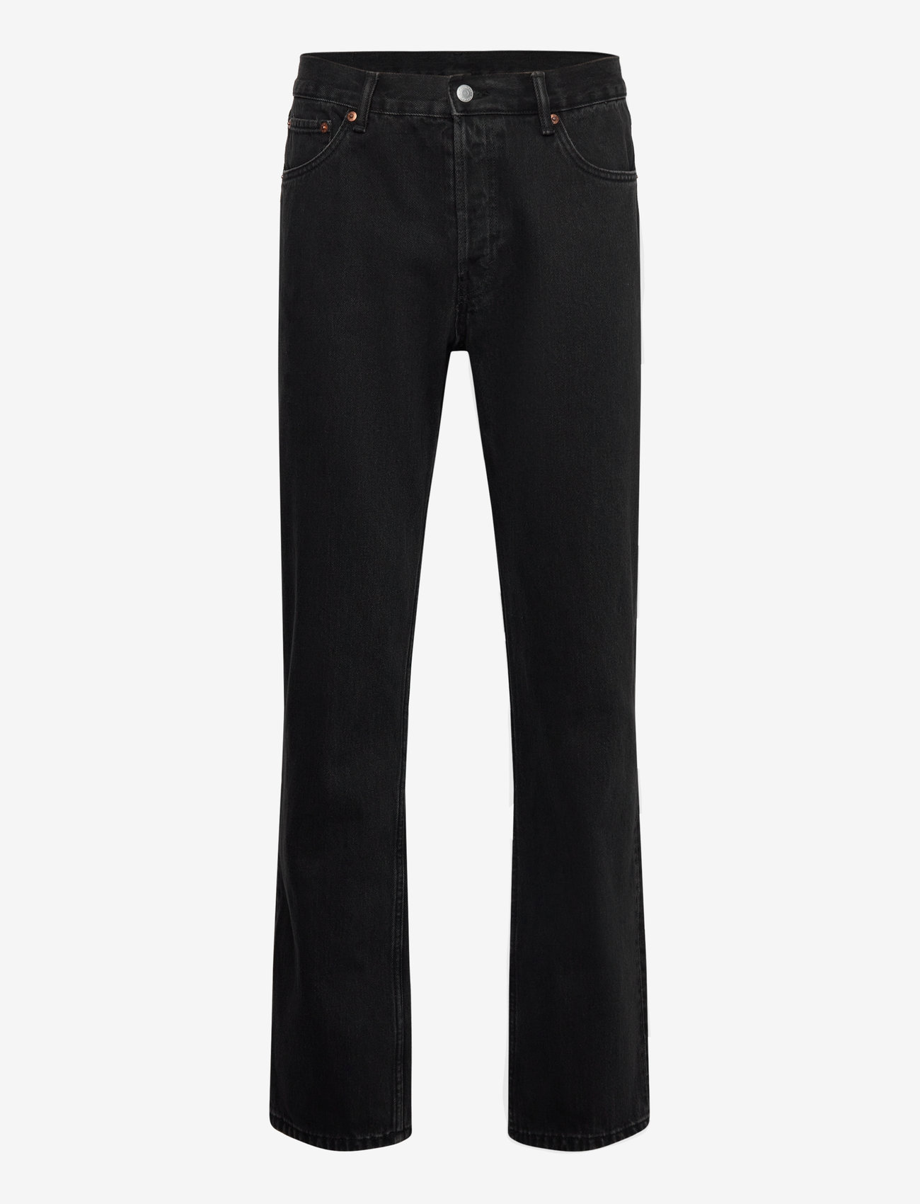 Weekday - Klean Regular Straight Leg Jeans - regular jeans - tuned black - 0