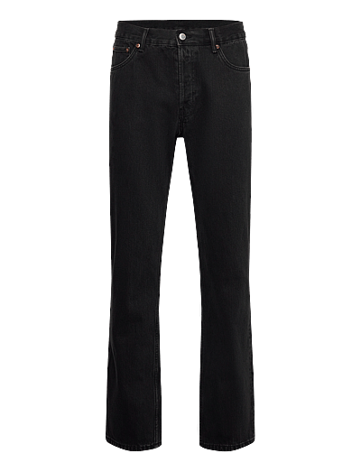 Weekday Klean Regular Straight Leg Jeans - Regular jeans - TUNED BLACK / black