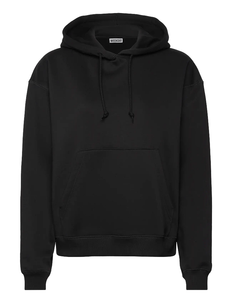 Weekday - Essence Standard Hoodie - mode trends - black - 0