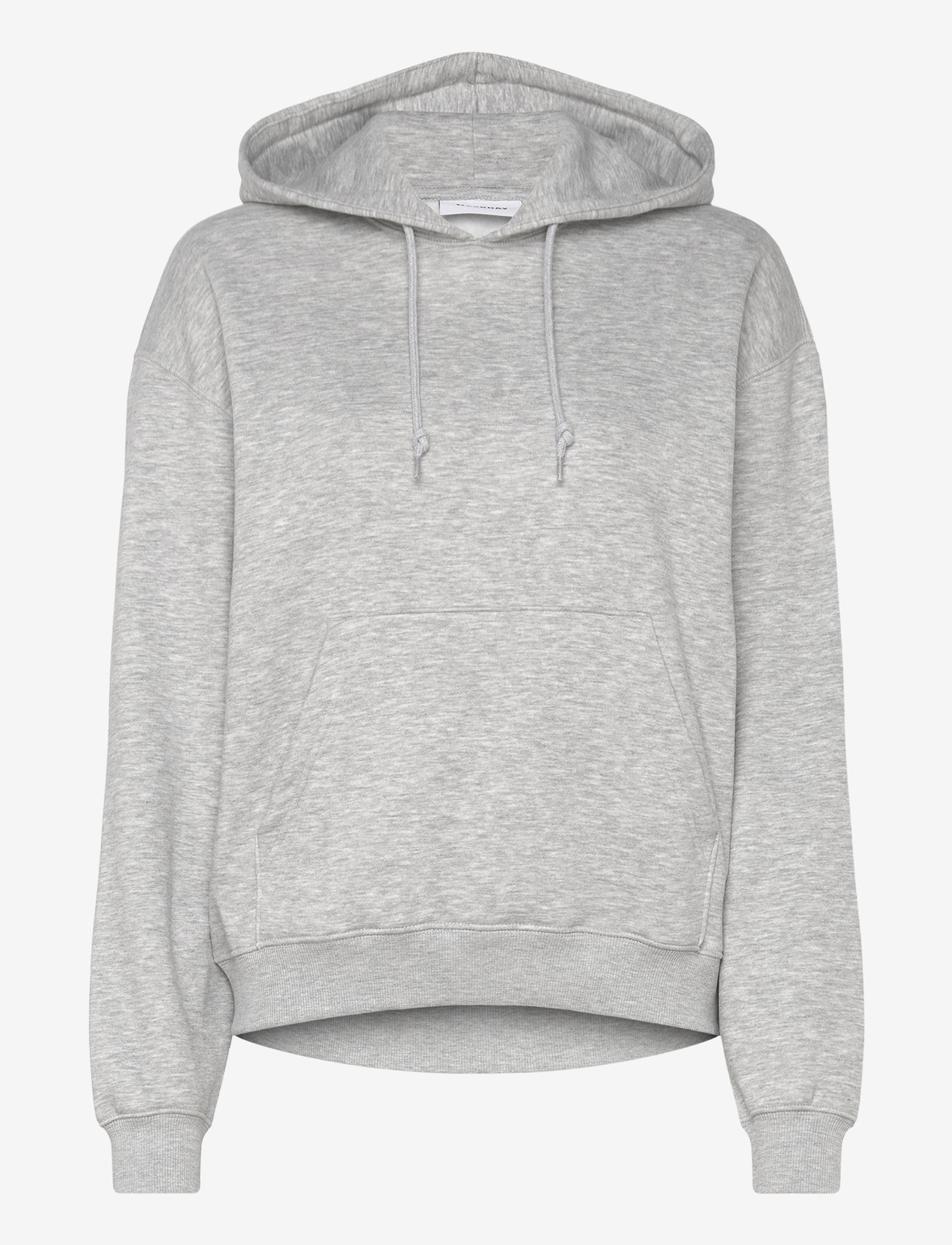 Weekday - Essence Standard Hoodie - bluzy bez kaptura - grey melange - 0