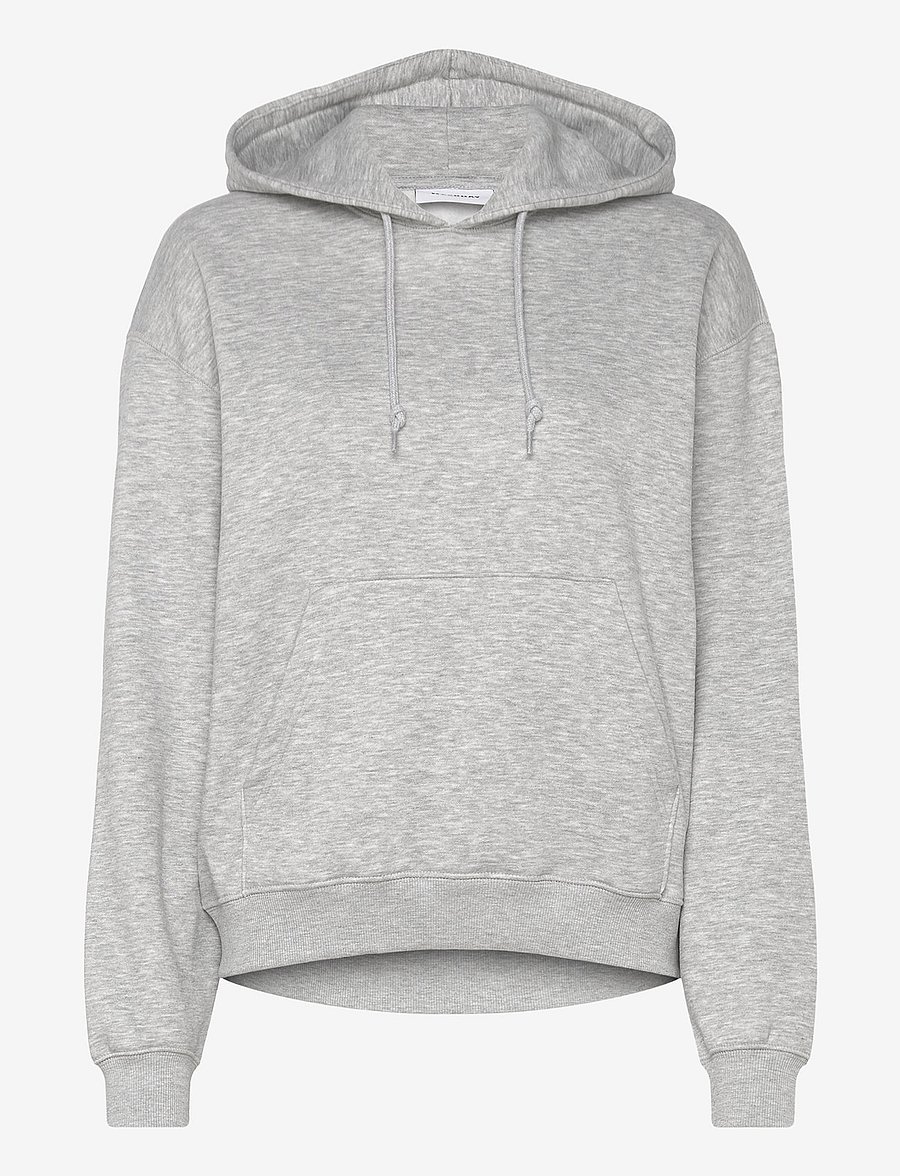 Weekday - Essence Standard Hoodie - hættetrøjer - grey melange - 0