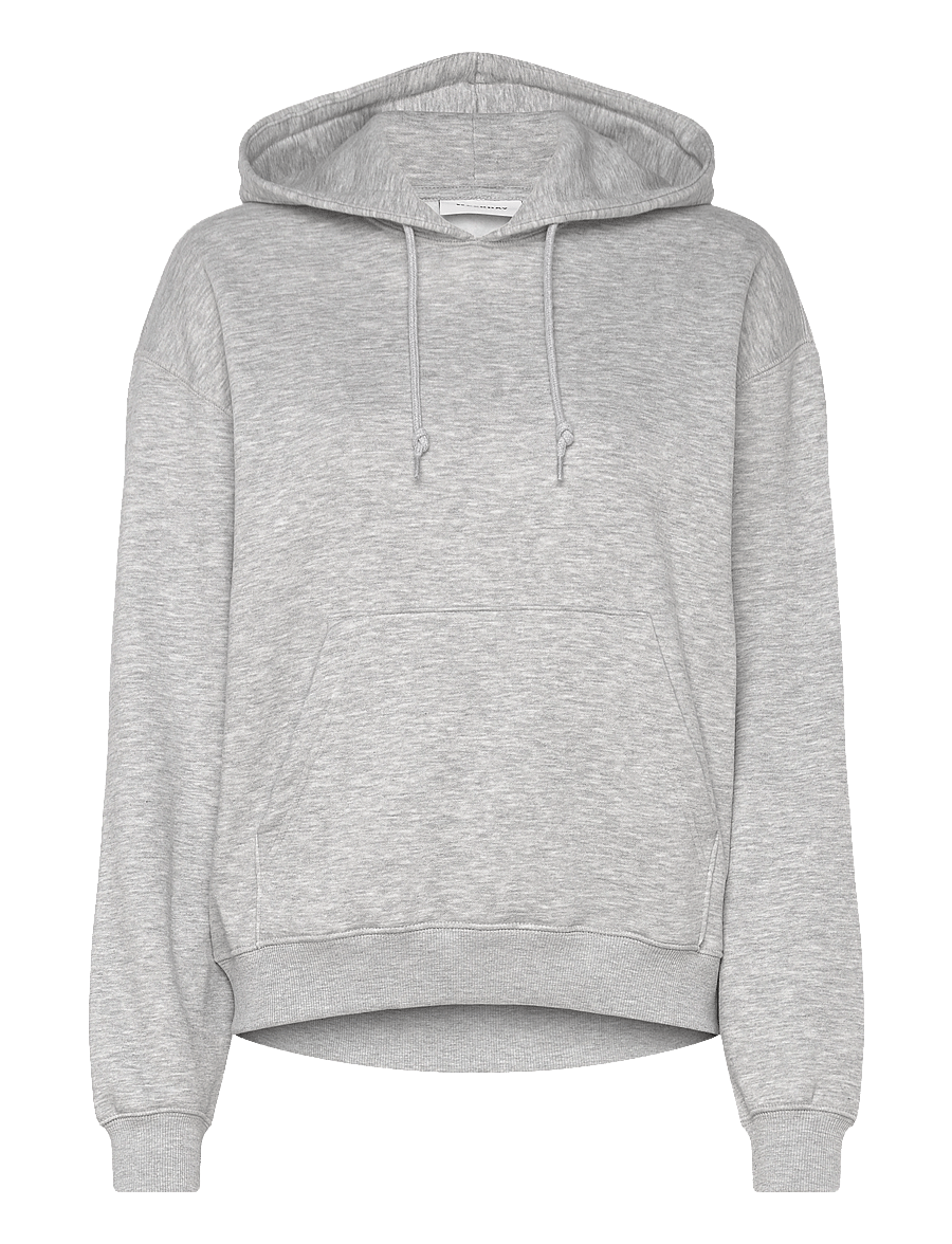 Weekday - Essence Standard Hoodie - kapuzenpullover - grey melange - 0