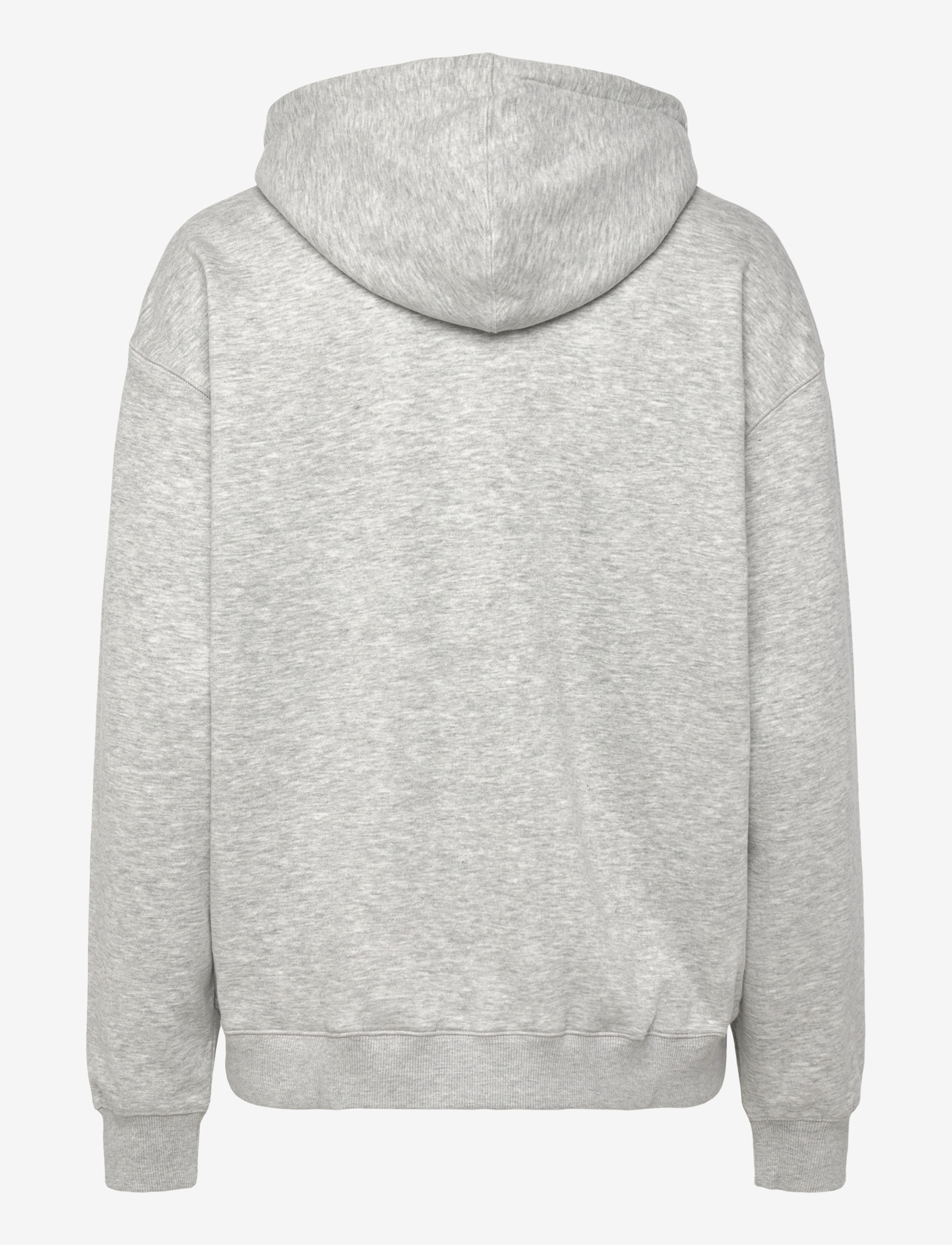 Weekday - Essence Standard Zip Hoodie - hoodies - grey melange - 1