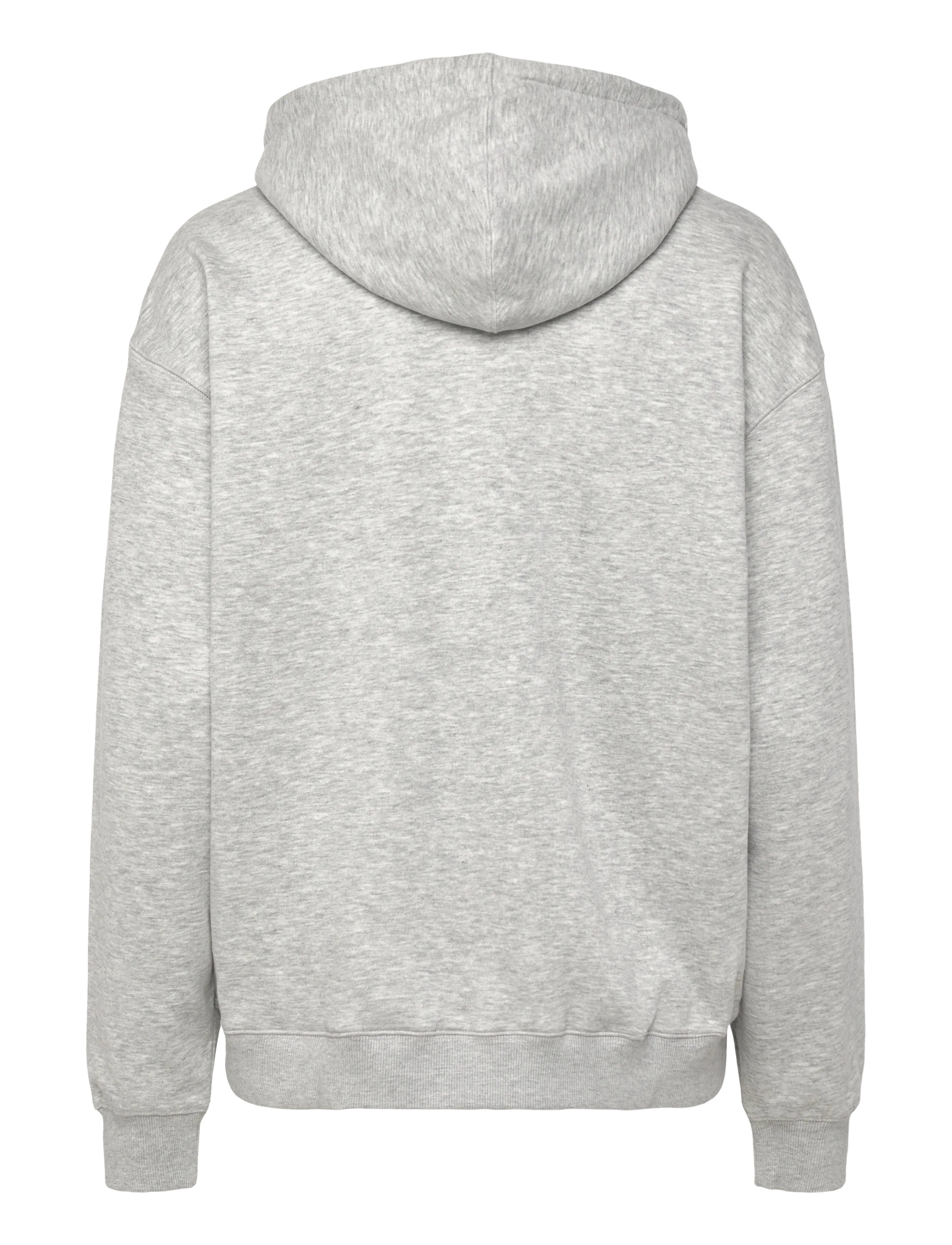 Weekday - Essence Standard Zip Hoodie - hoodies - grey melange - 1
