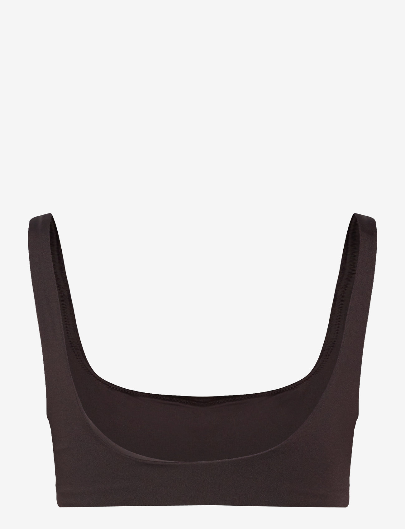 Weekday - Sporty Bikini Top - bandeaubikinier - brown - 1