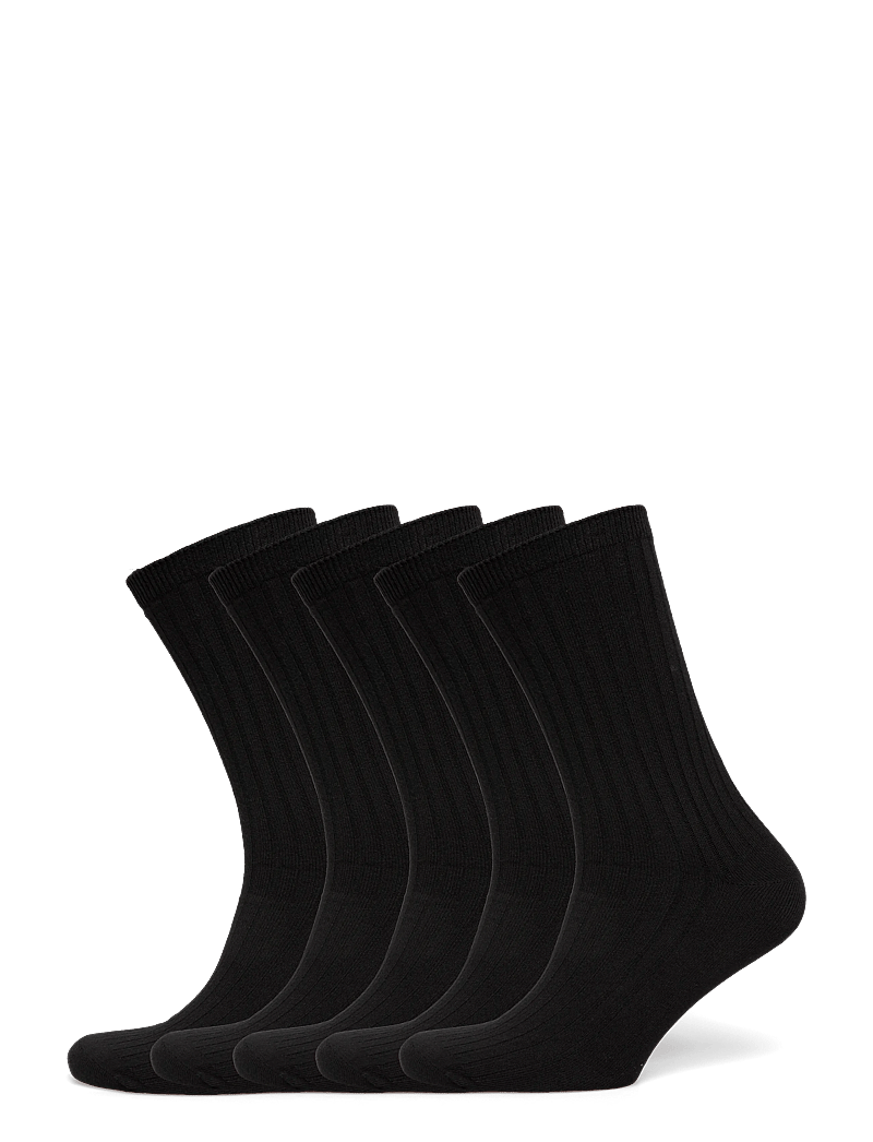 Weekday - 5-pack Rib Socks - multipack strømper - black - 0