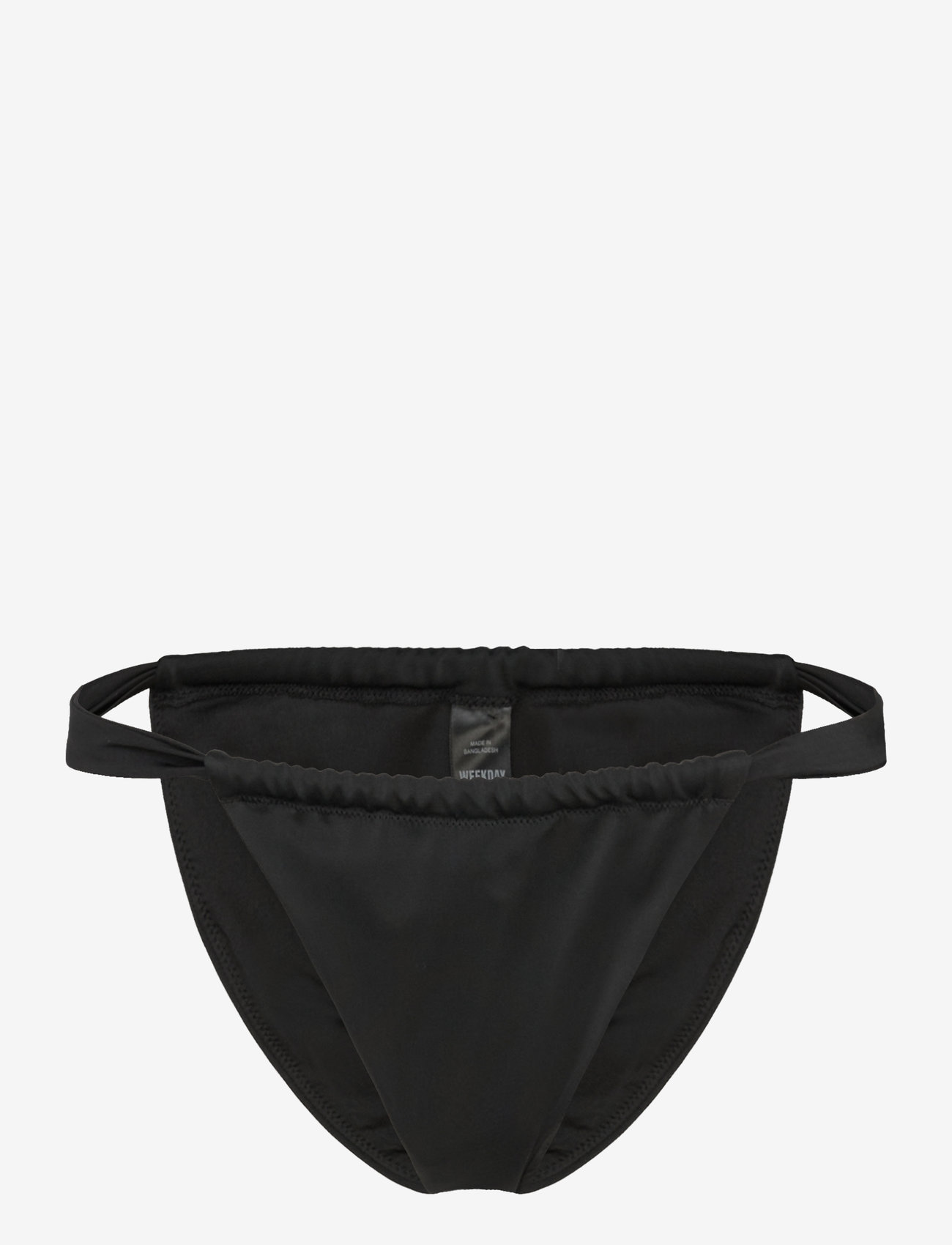 Weekday - Low Waist Ruched Bikini Briefs - bikinibriefs - black - 0