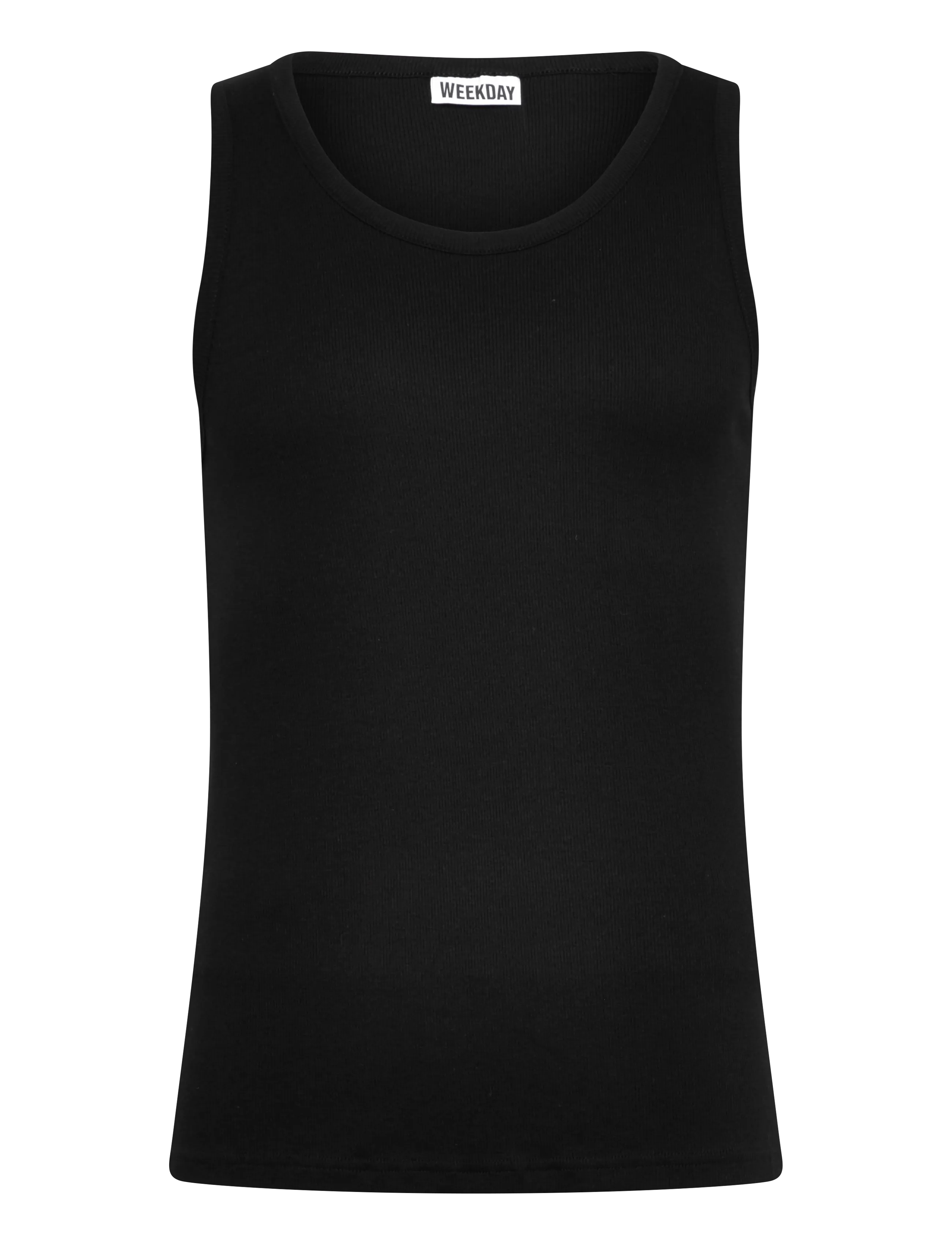 Weekday Standard Tank Top, M, T-shirts, Schwarz - Sleeveless, Männerswear