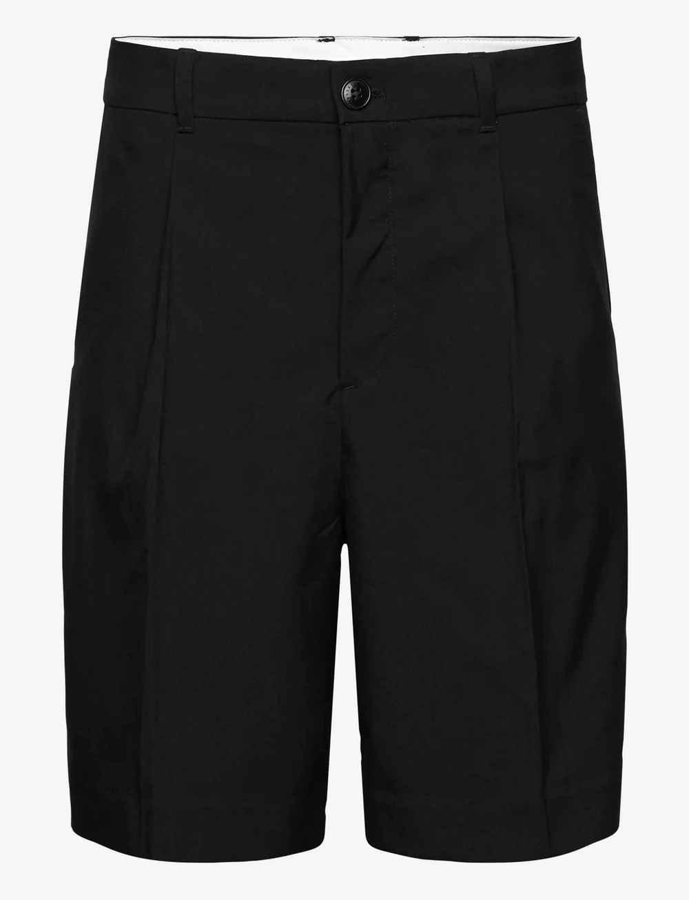 Weekday - Uno Loose Suit Shorts - chino lühikesed püksid - black dark - 0