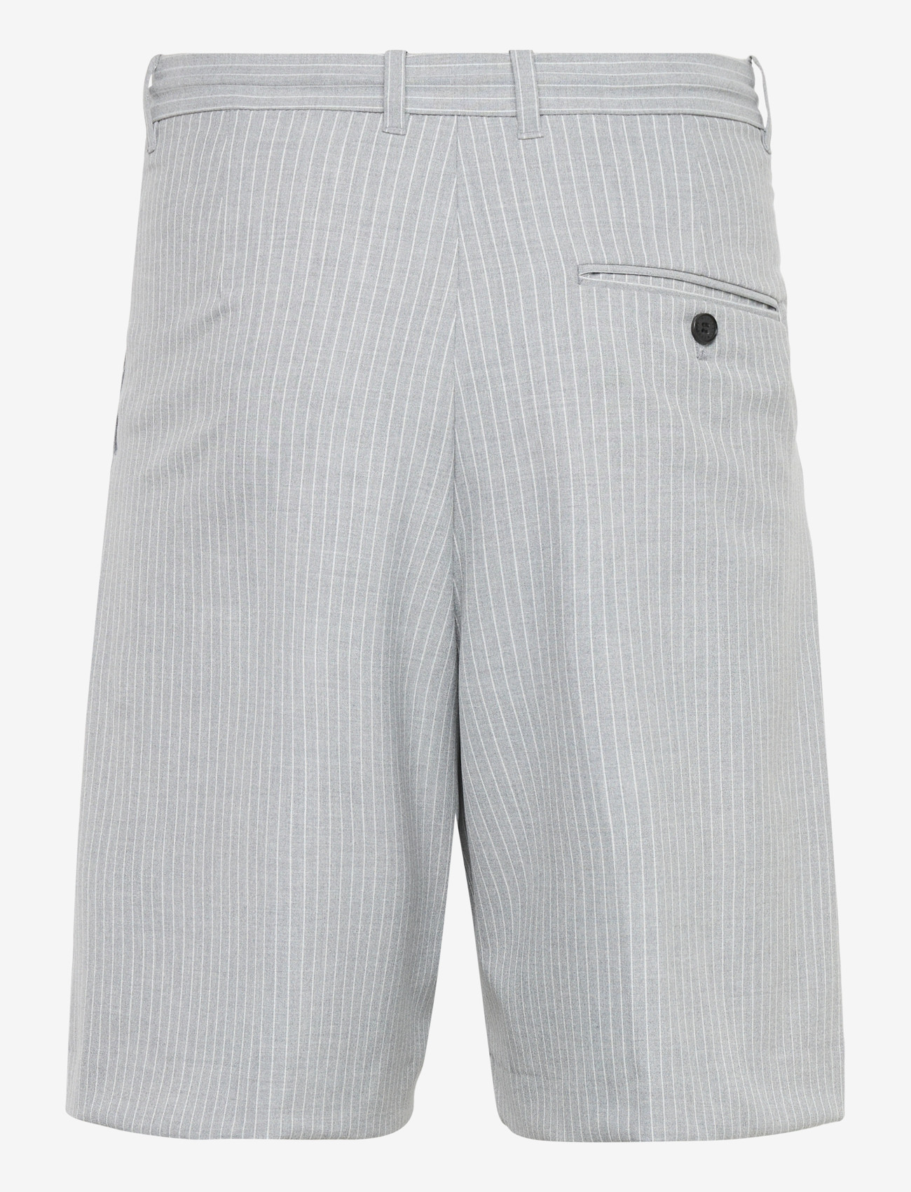 Weekday - Uno Loose Suit Shorts - chinos shorts - grey pinstripe - 2
