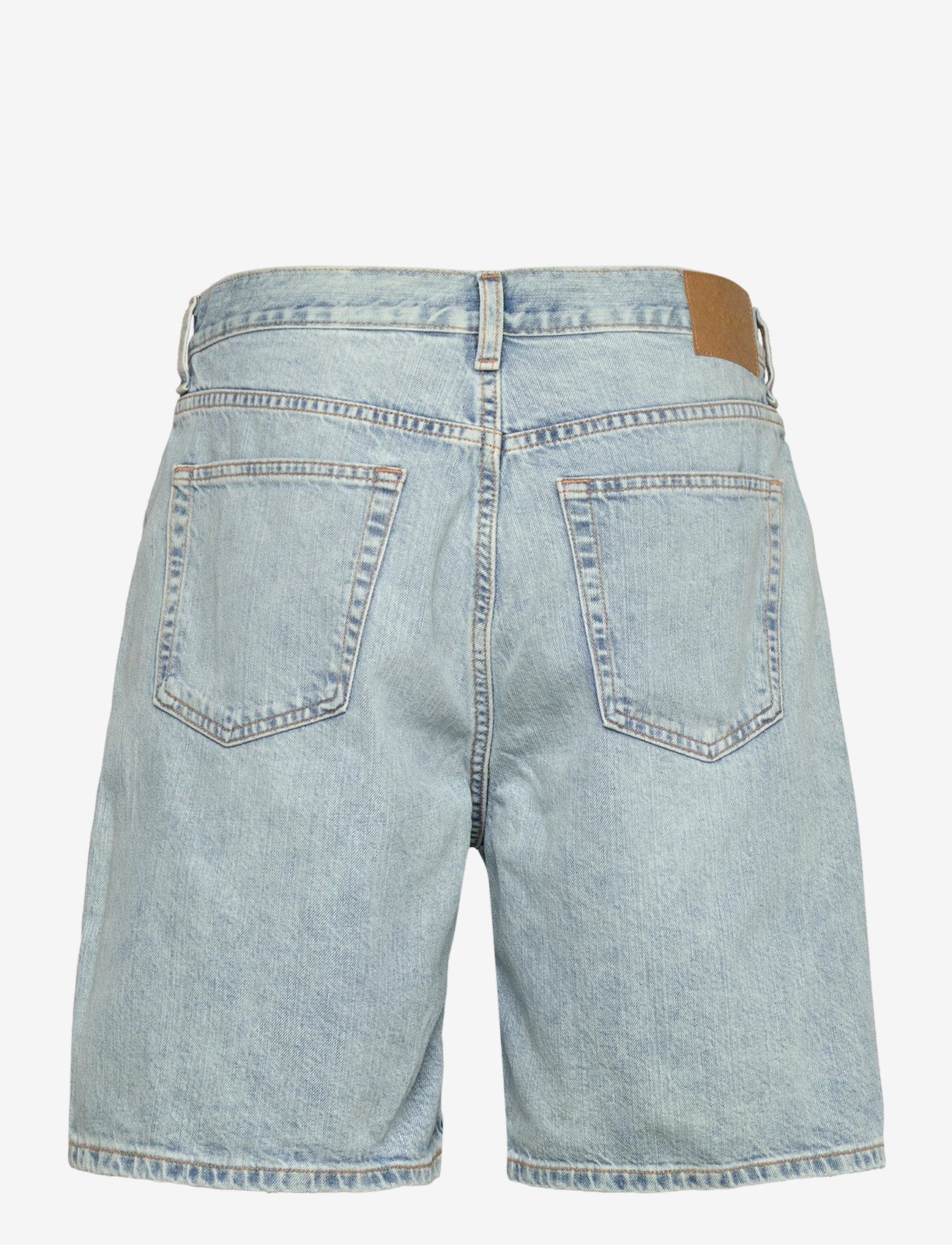 Weekday - Galaxy Mid Rise Loose Denim Shorts - jeansshorts - dream blue - 2