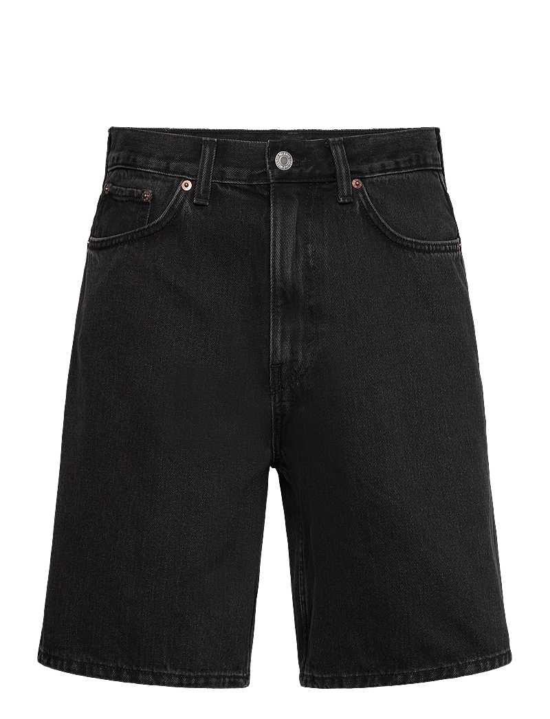 Weekday - Galaxy Denim Shorts - jorts - tuned black - 0