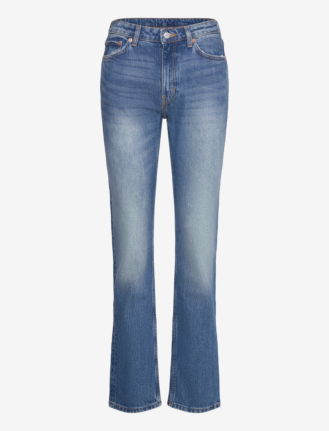 Weekday - Smooth High Slim Jeans - slim jeans - golf blue - 0