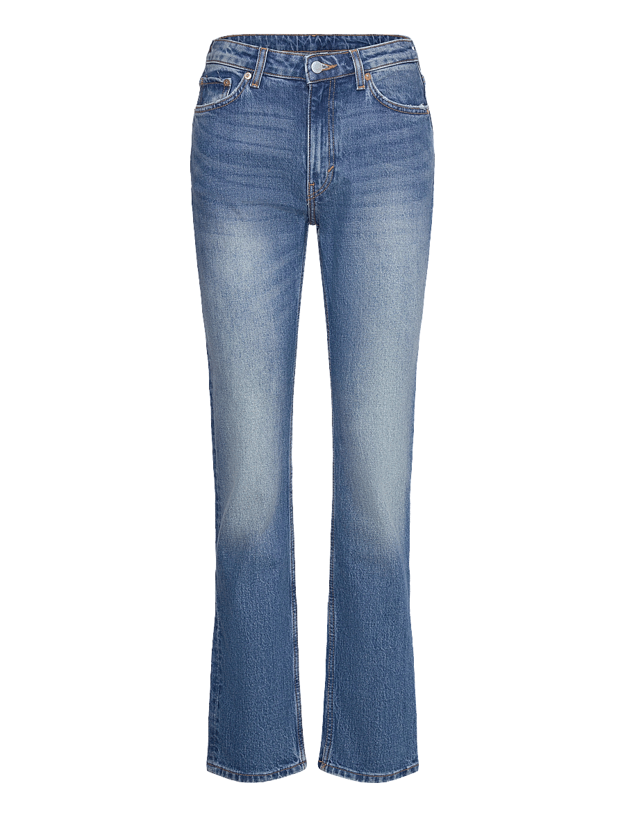 Weekday - Smooth High Slim Jeans - slim fit jeans - golf blue - 0
