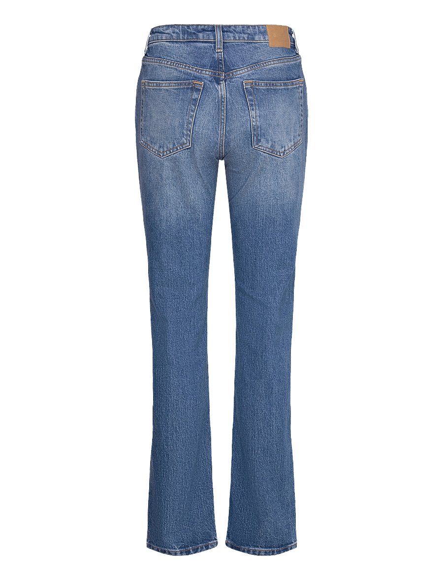Weekday - Smooth High Slim Jeans - slim fit jeans - golf blue - 1