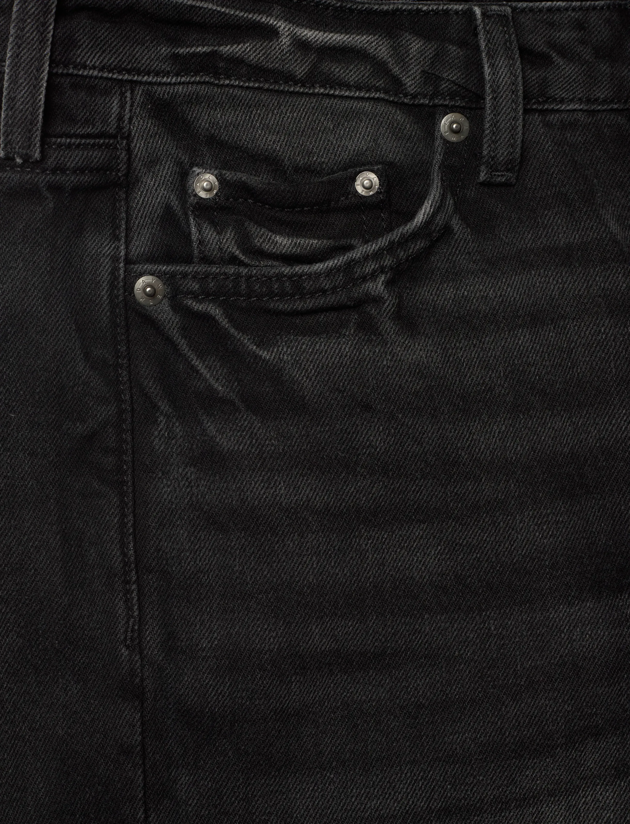 Weekday - Ample Low Rise Loose Wide Jeans - hosen mit weitem bein - empire black - 2