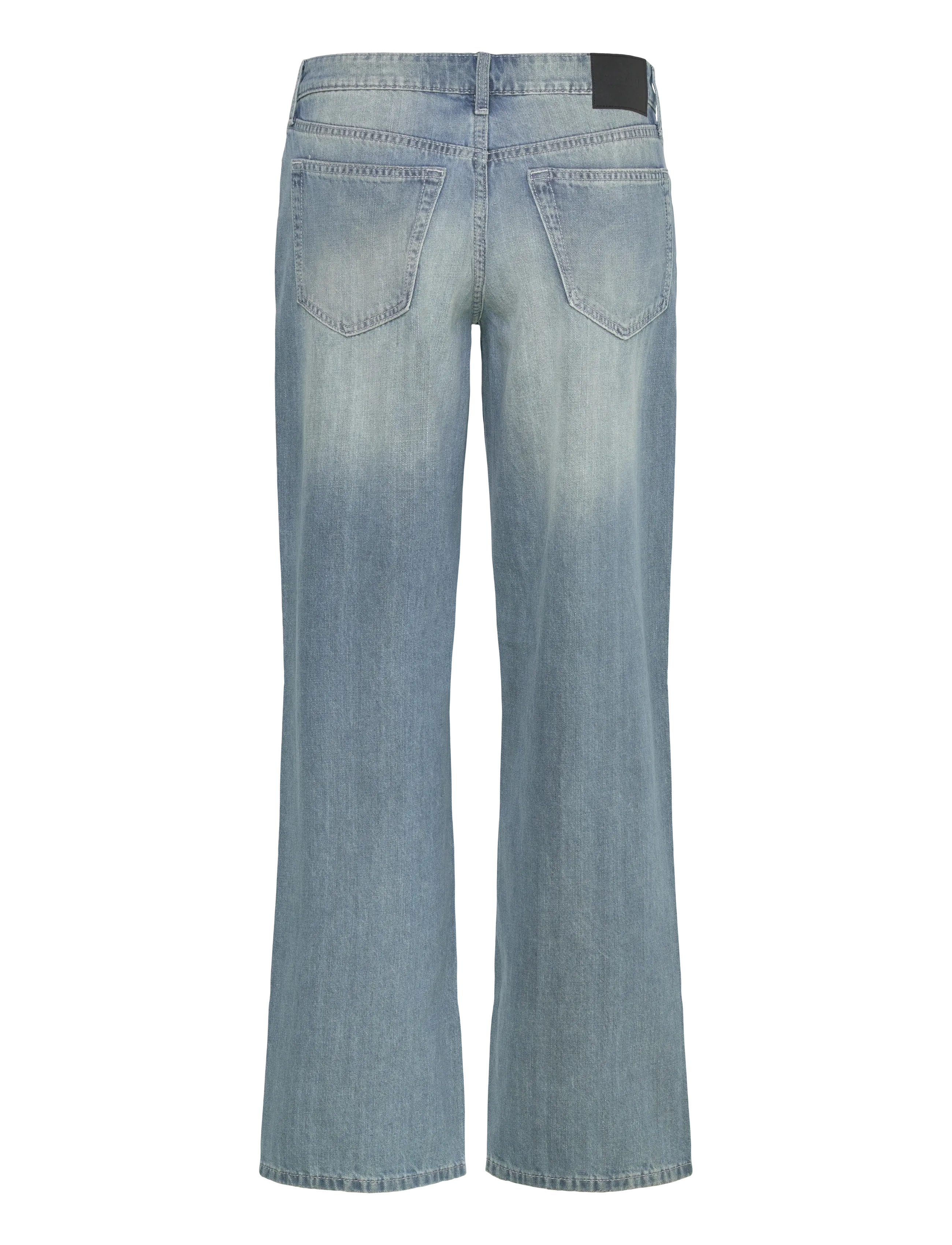 Weekday - Ample Low Rise Loose Wide Jeans - laia säärega teksad - gloria blue - 1
