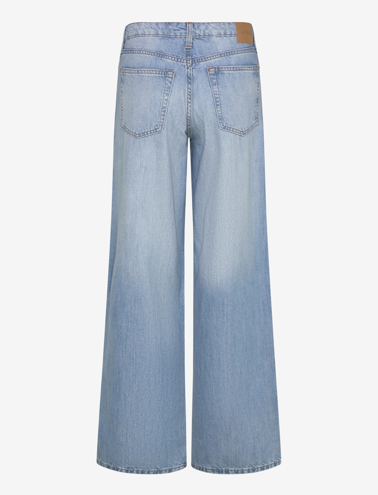Weekday - Ample Low Rise Loose Wide Jeans - laia säärega teksad - kimberley blue - 1