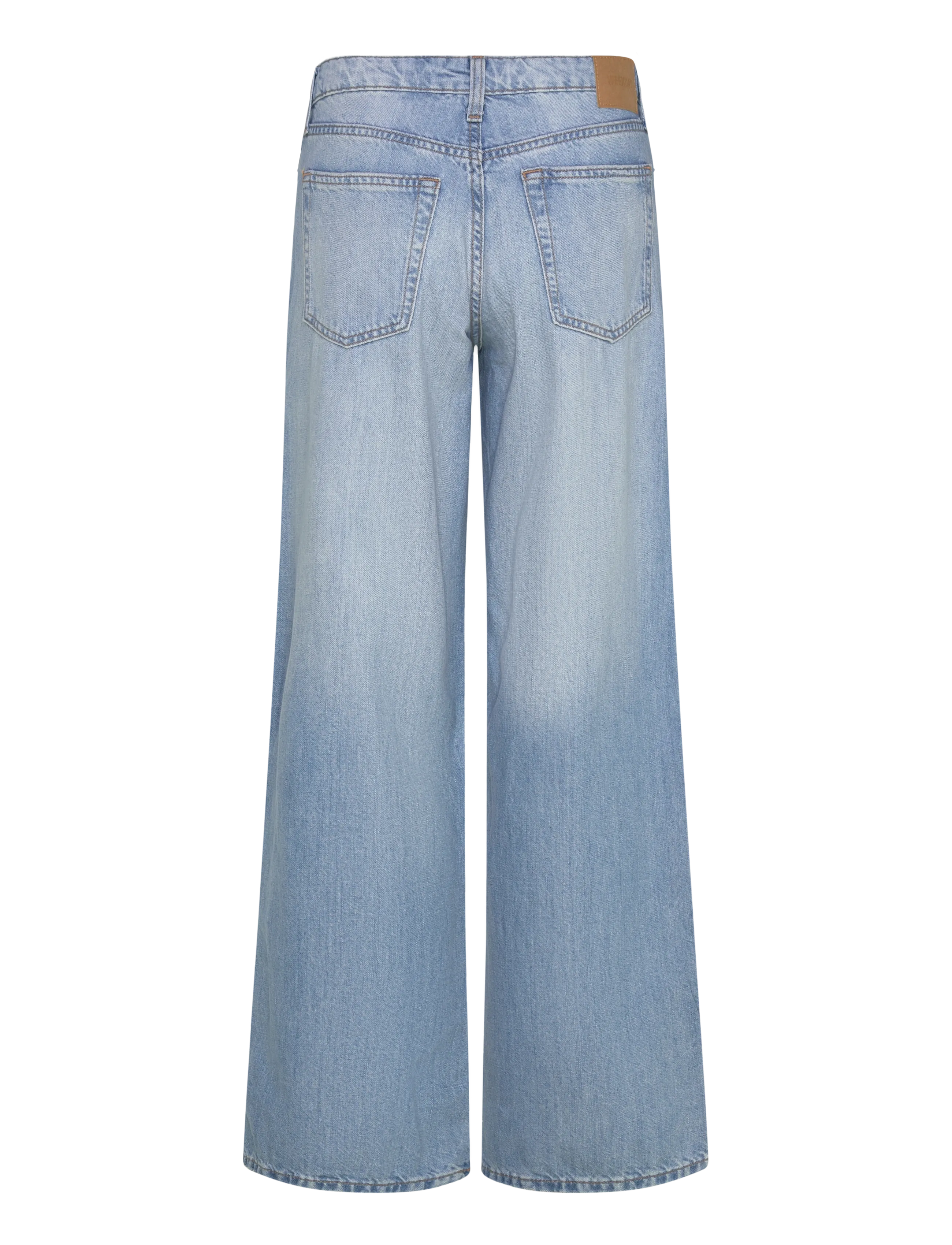 Weekday - Ample Low Rise Loose Wide Jeans - laia säärega teksad - kimberley blue - 1