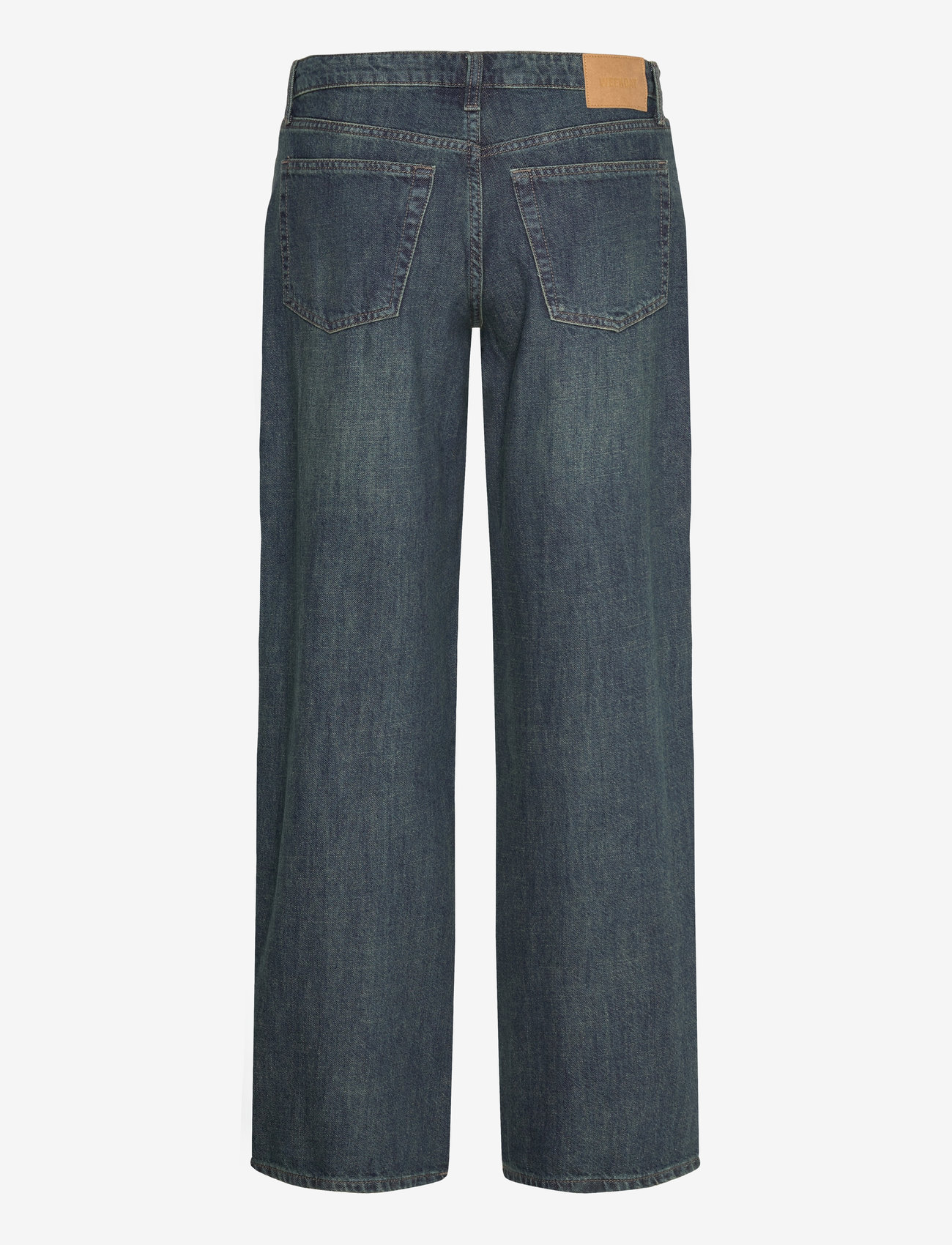 Weekday - Ample Low Rise Loose Wide Leg Jeans - brede jeans - lake blue - 1