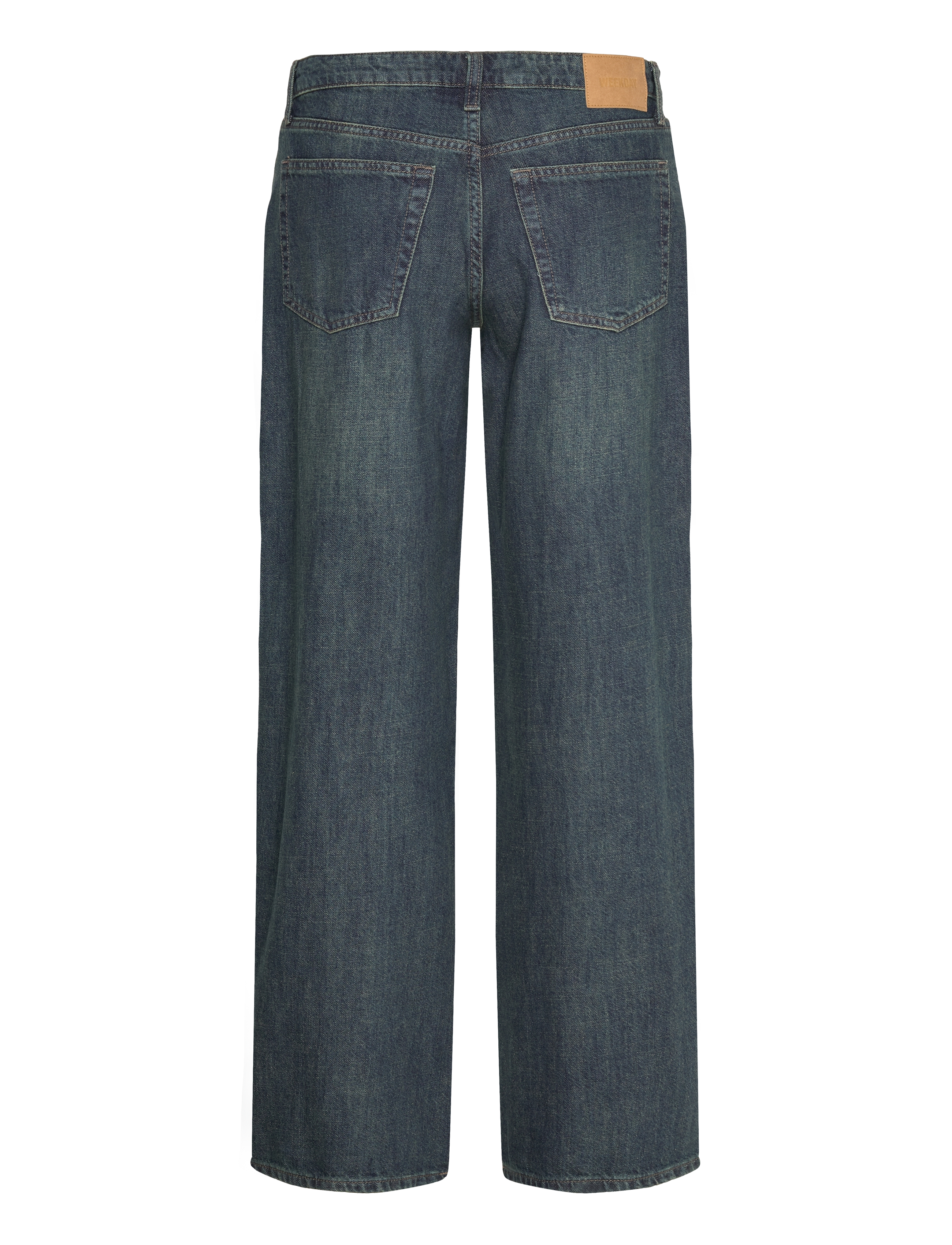 Weekday - Ample Low Rise Loose Wide Jeans - hosen mit weitem bein - lake blue - 1